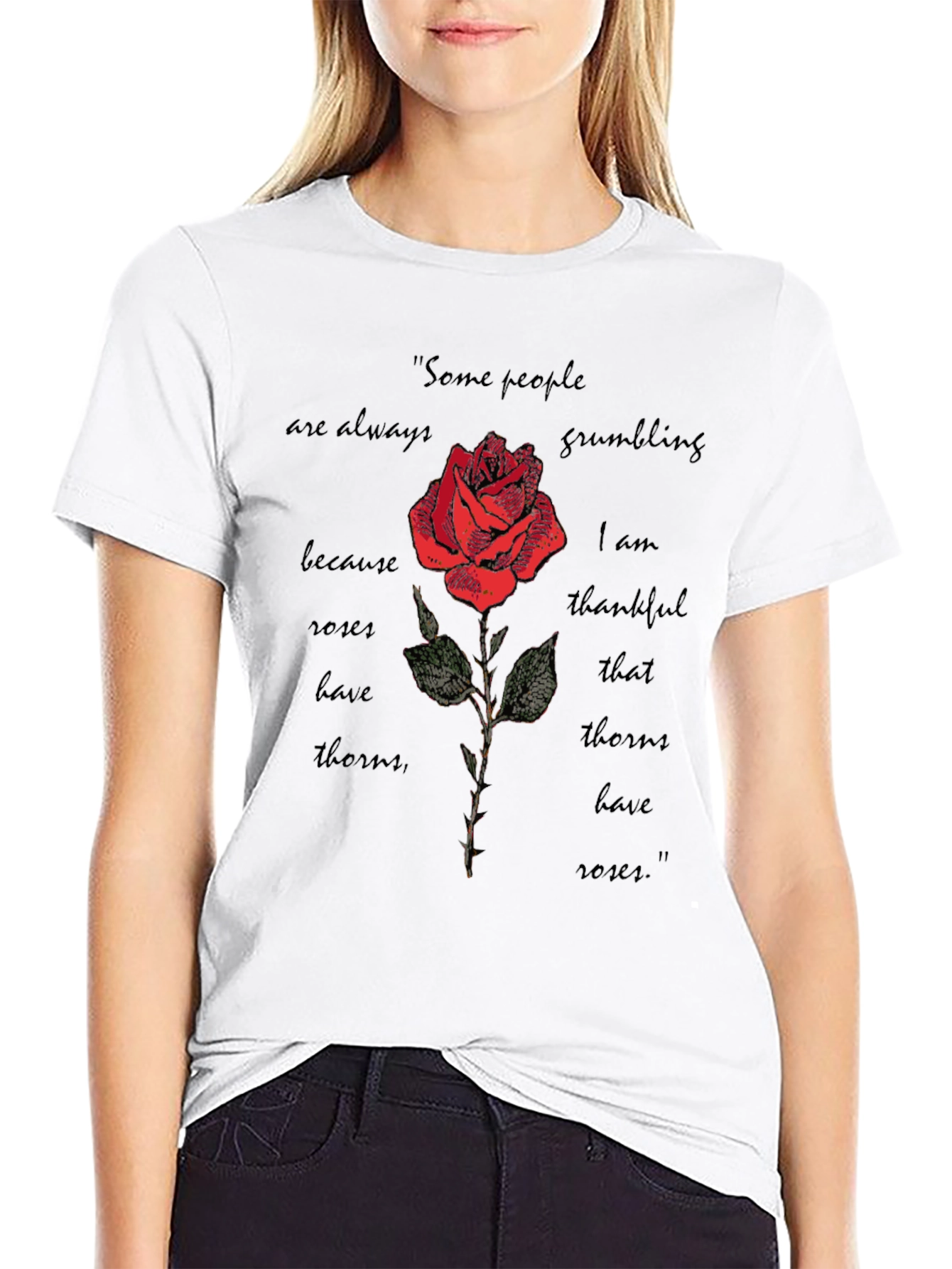 Roses and Thorns Graphic T-Shirt