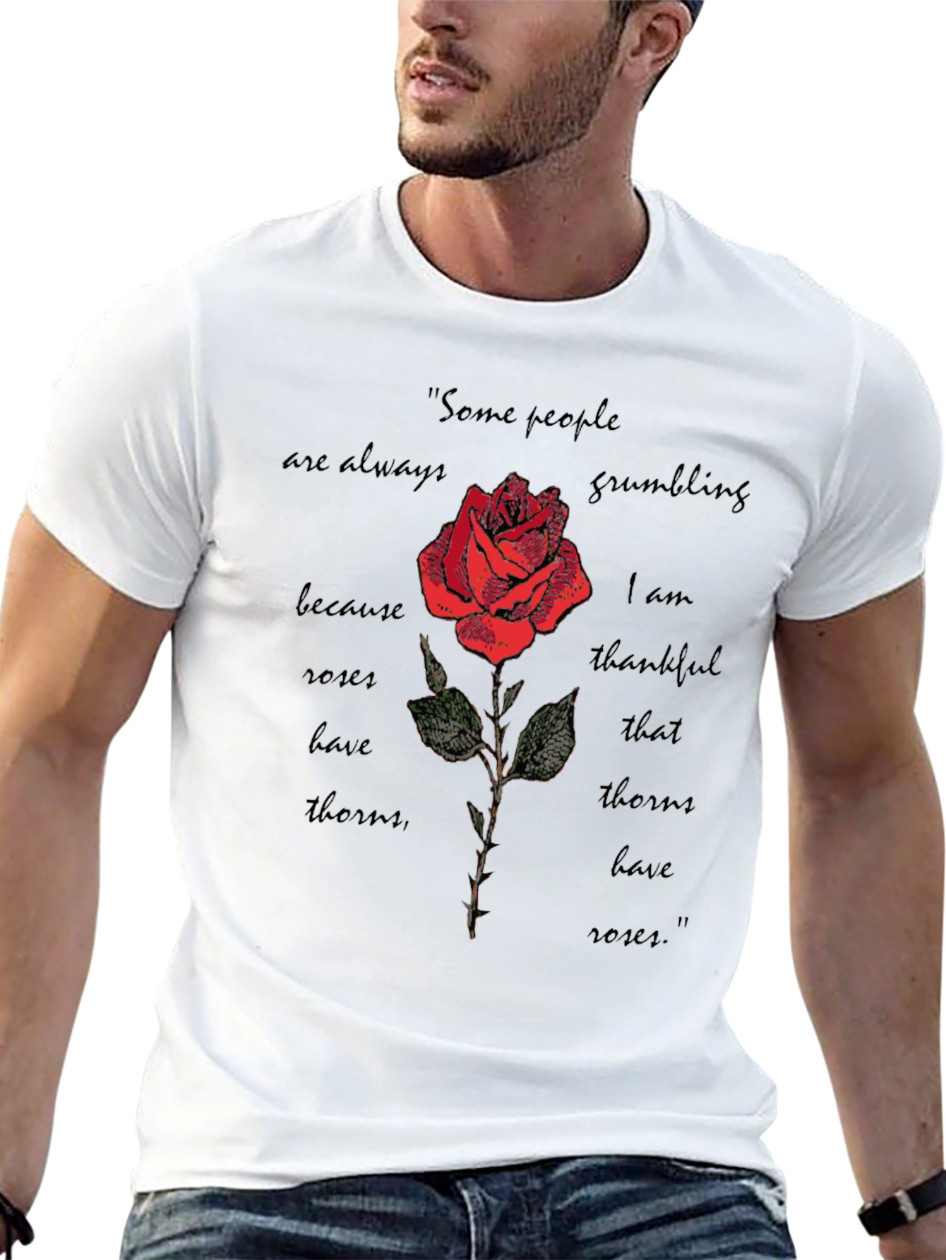 Roses and Thorns Graphic T-Shirt