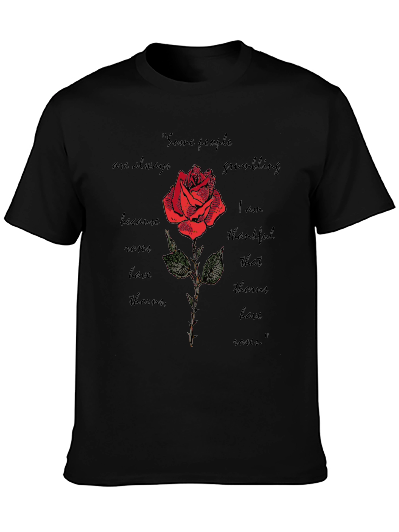 Roses and Thorns Graphic T-Shirt
