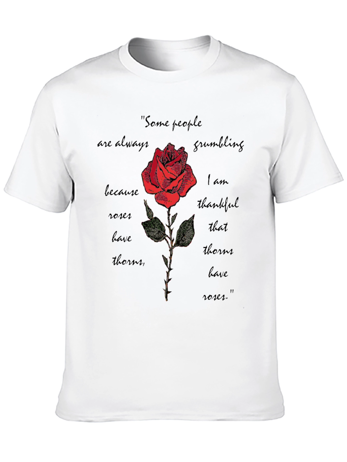 Roses and Thorns Graphic T-Shirt