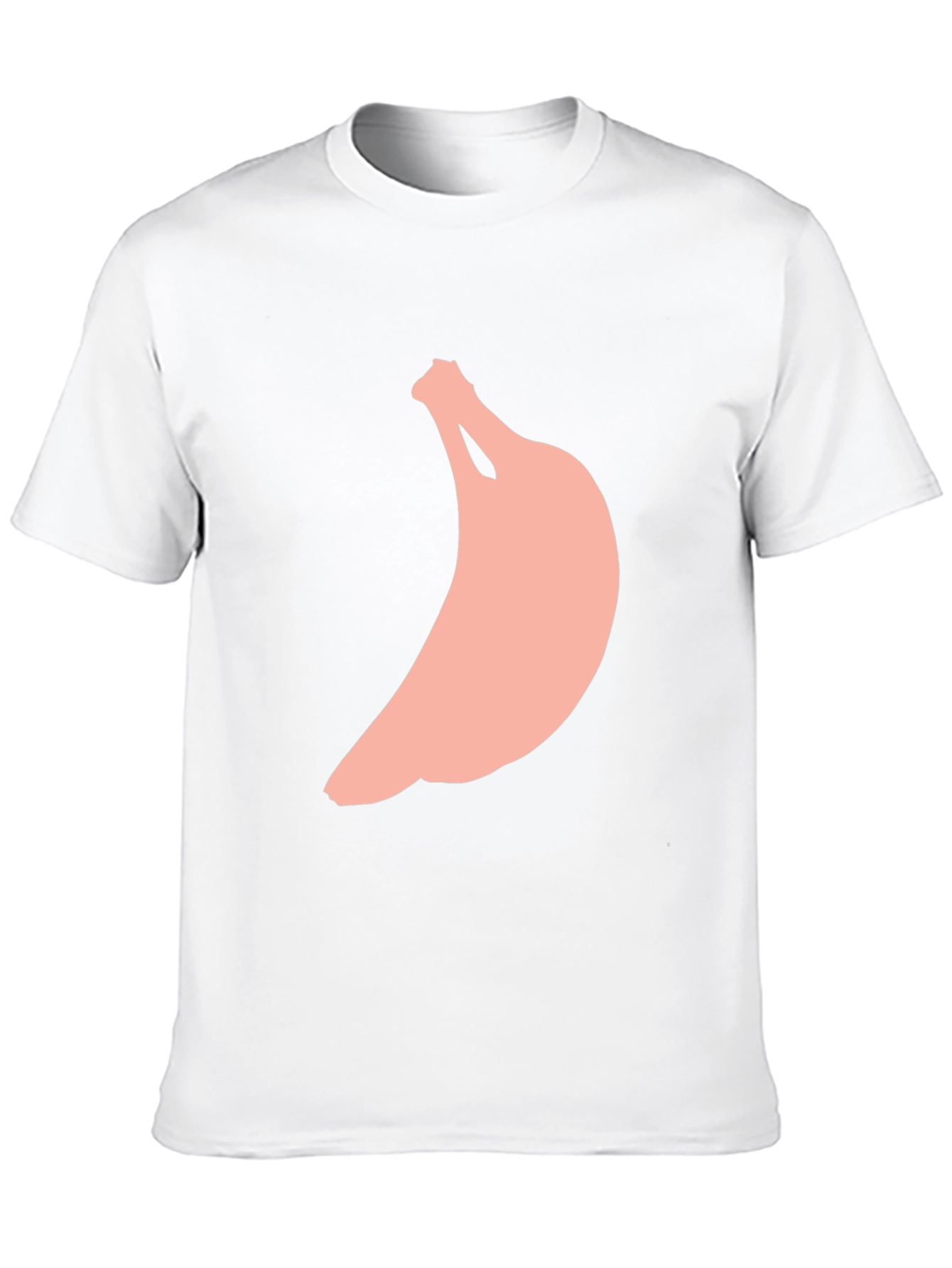 Mens Black T-Shirt with Banana Graphic