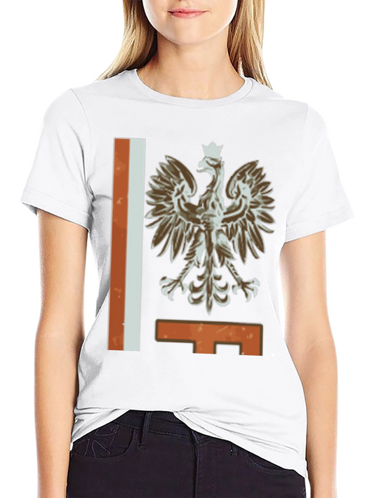 Polish Eagle Crest Graphic T-Shirt
