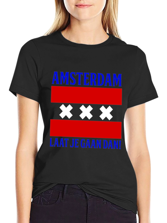 Amsterdam T-Shirt with Flag Design