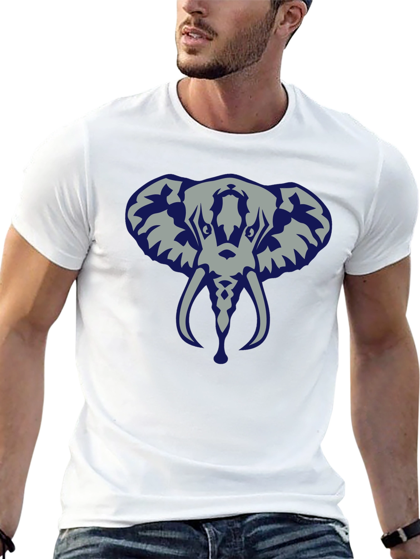 Elephant Graphic Tee - Unisex Cotton T-Shirt