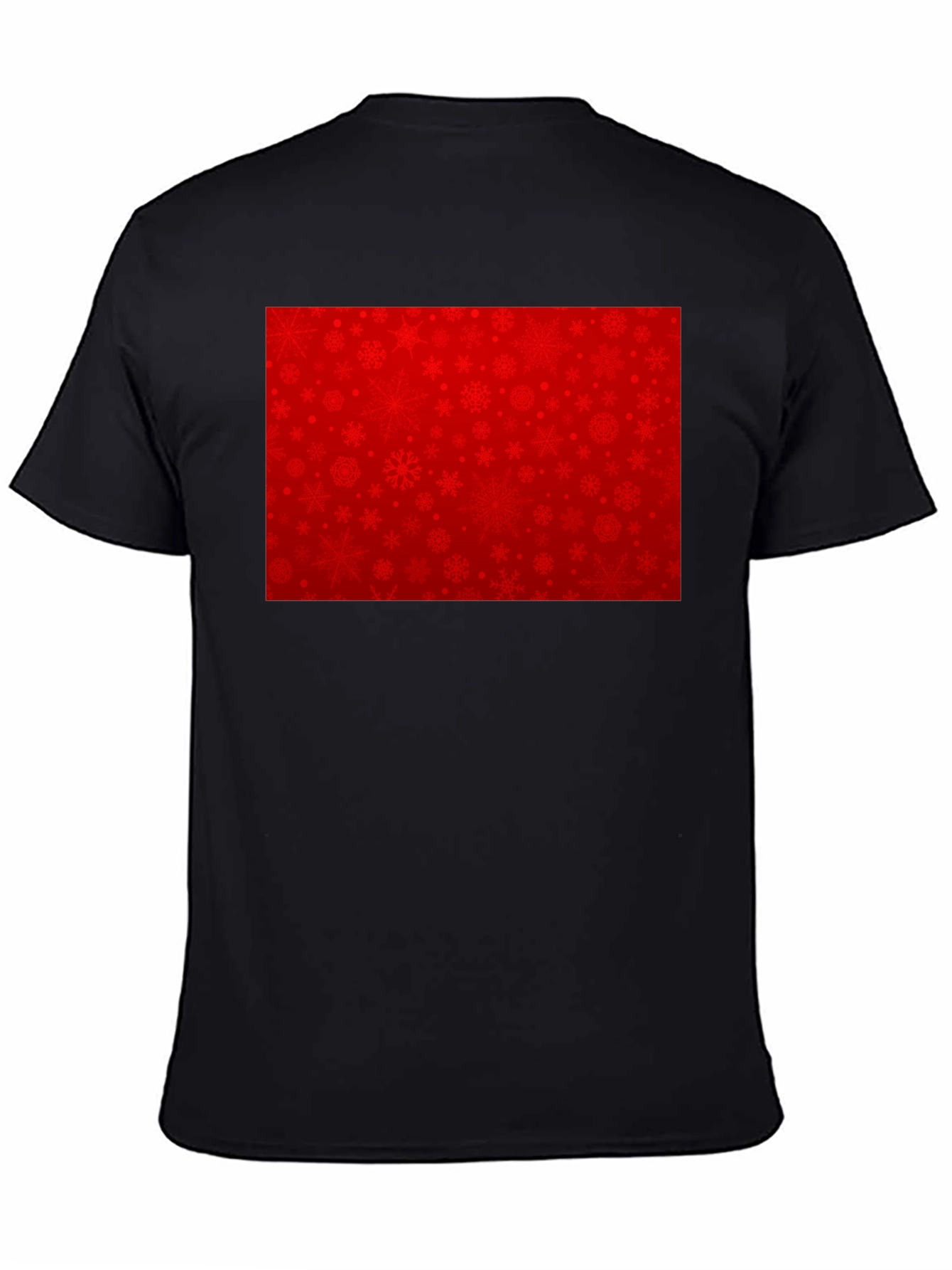 Festive Snowflake Pattern T-Shirt - Holiday Style