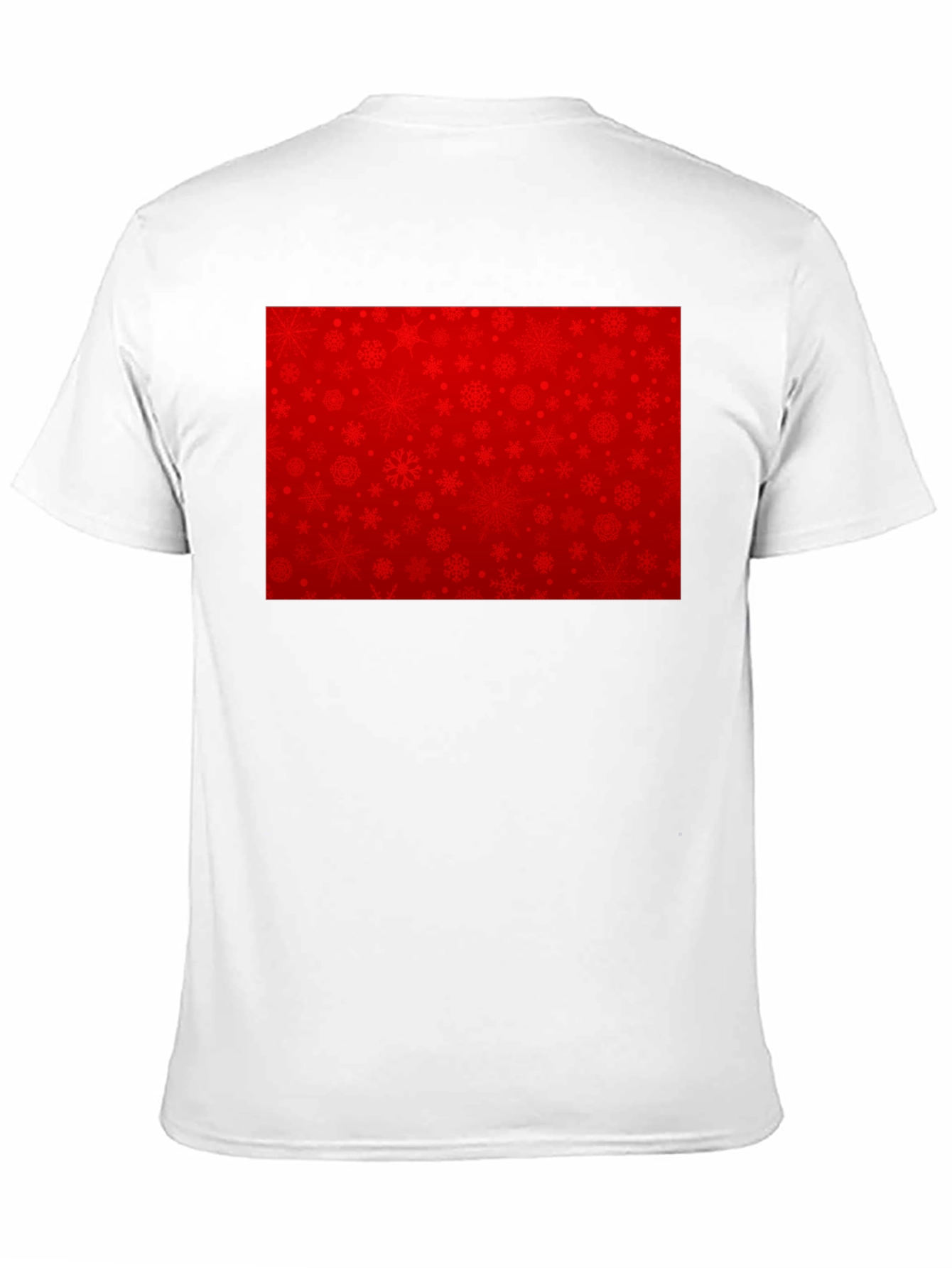 Festive Snowflake Pattern T-Shirt - Holiday Style