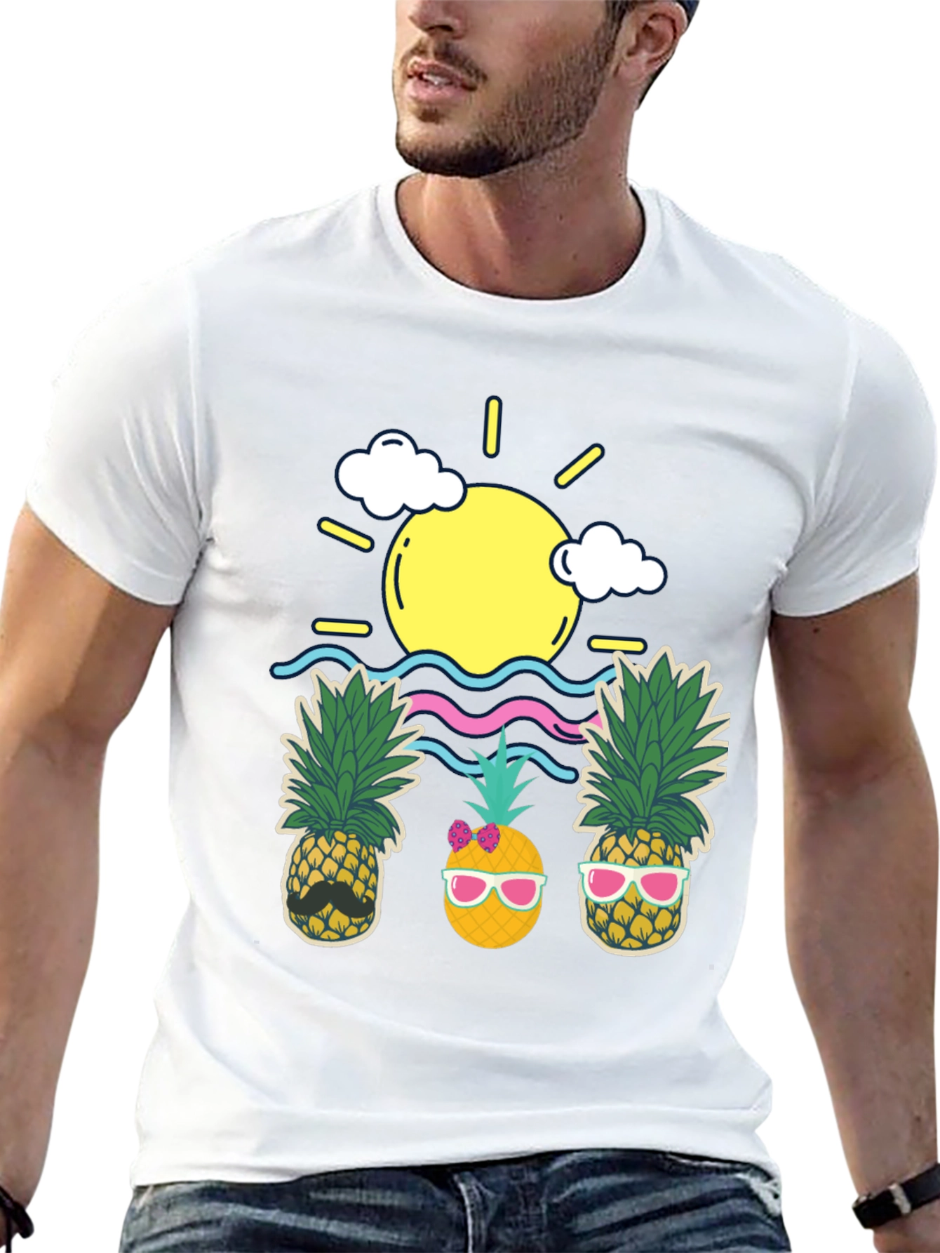 Summer Pineapple Graphic Tee