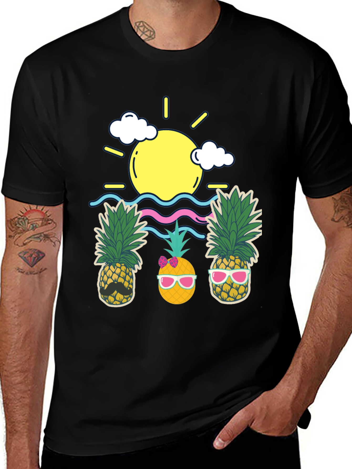 Summer Pineapple Graphic Tee
