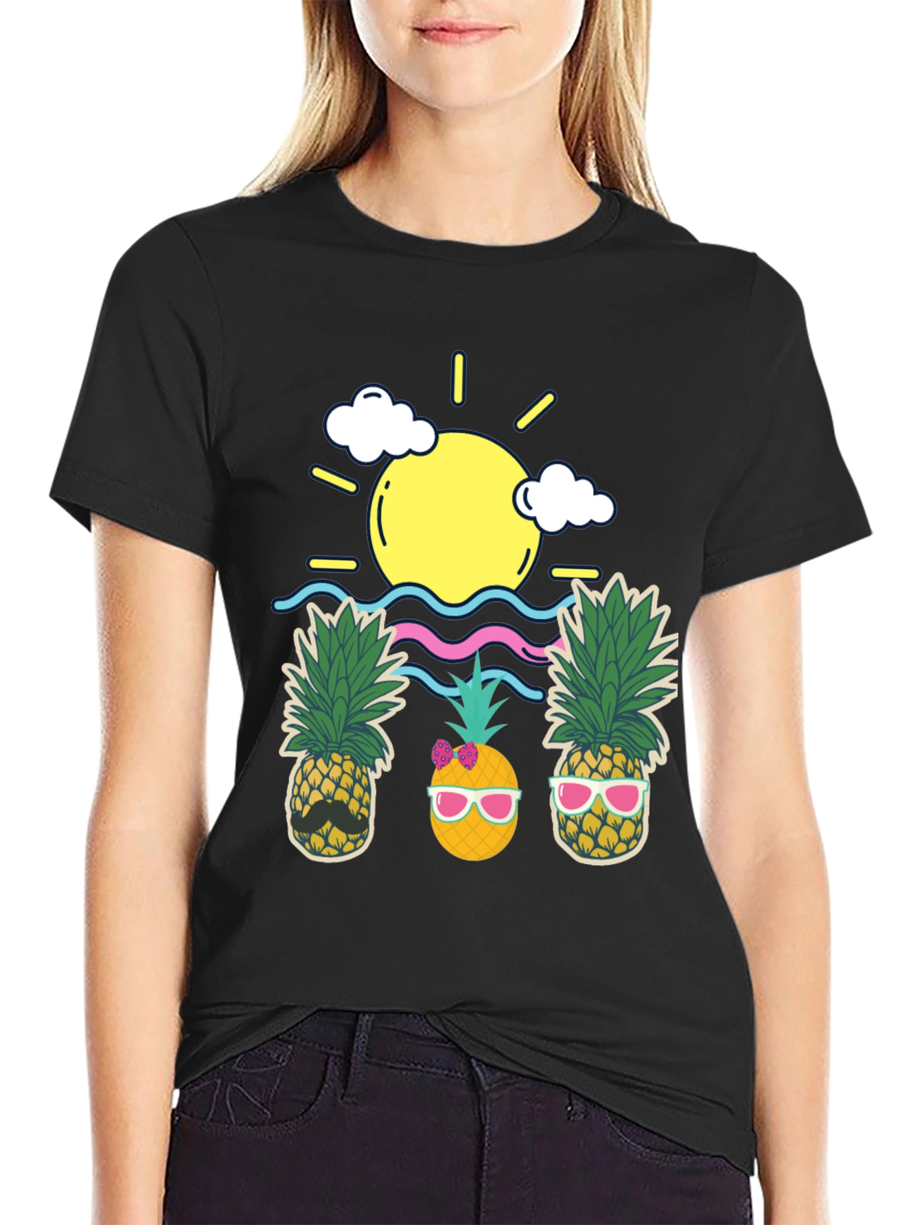 Summer Pineapple Graphic Tee