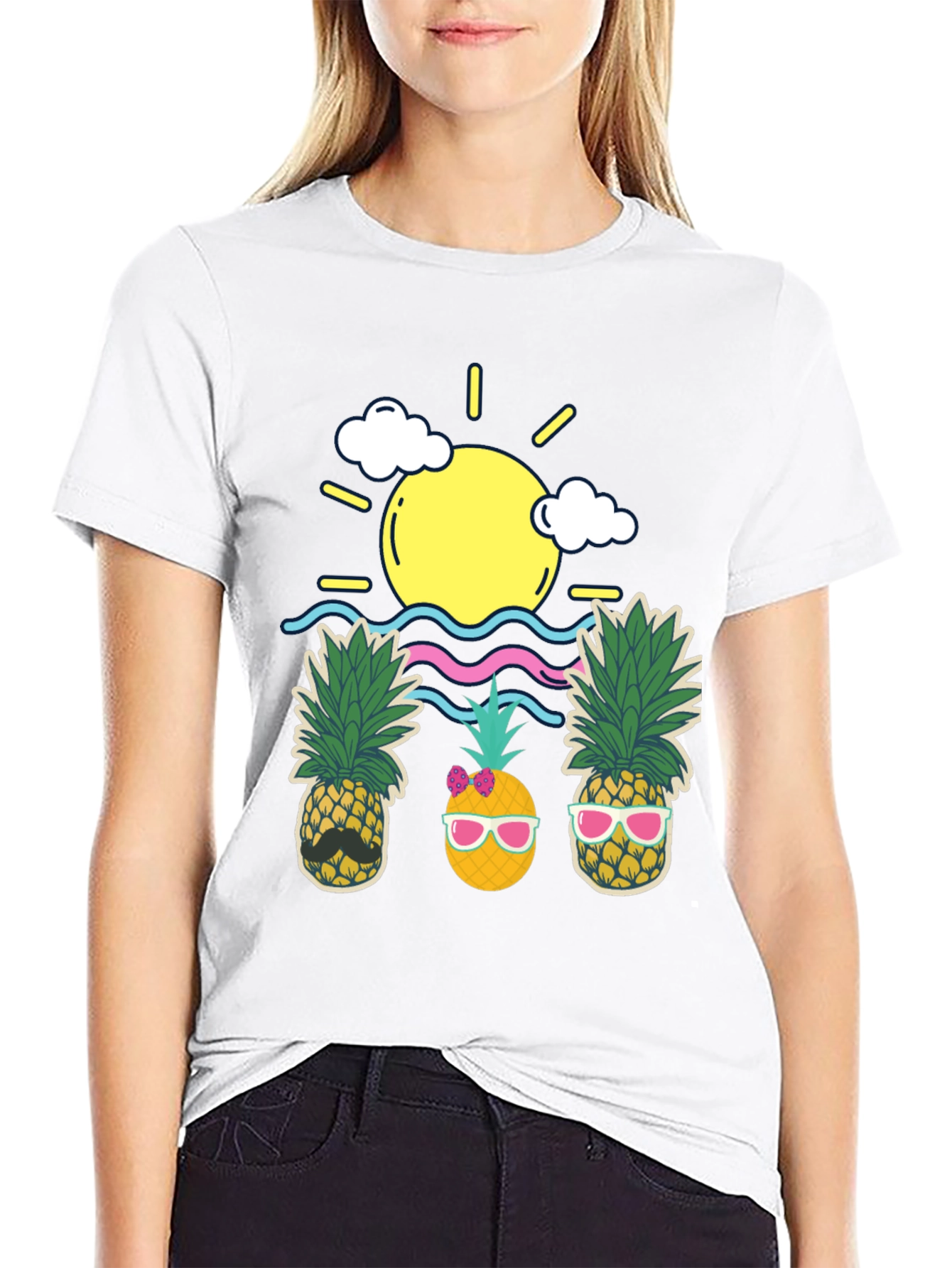 Summer Pineapple Graphic Tee