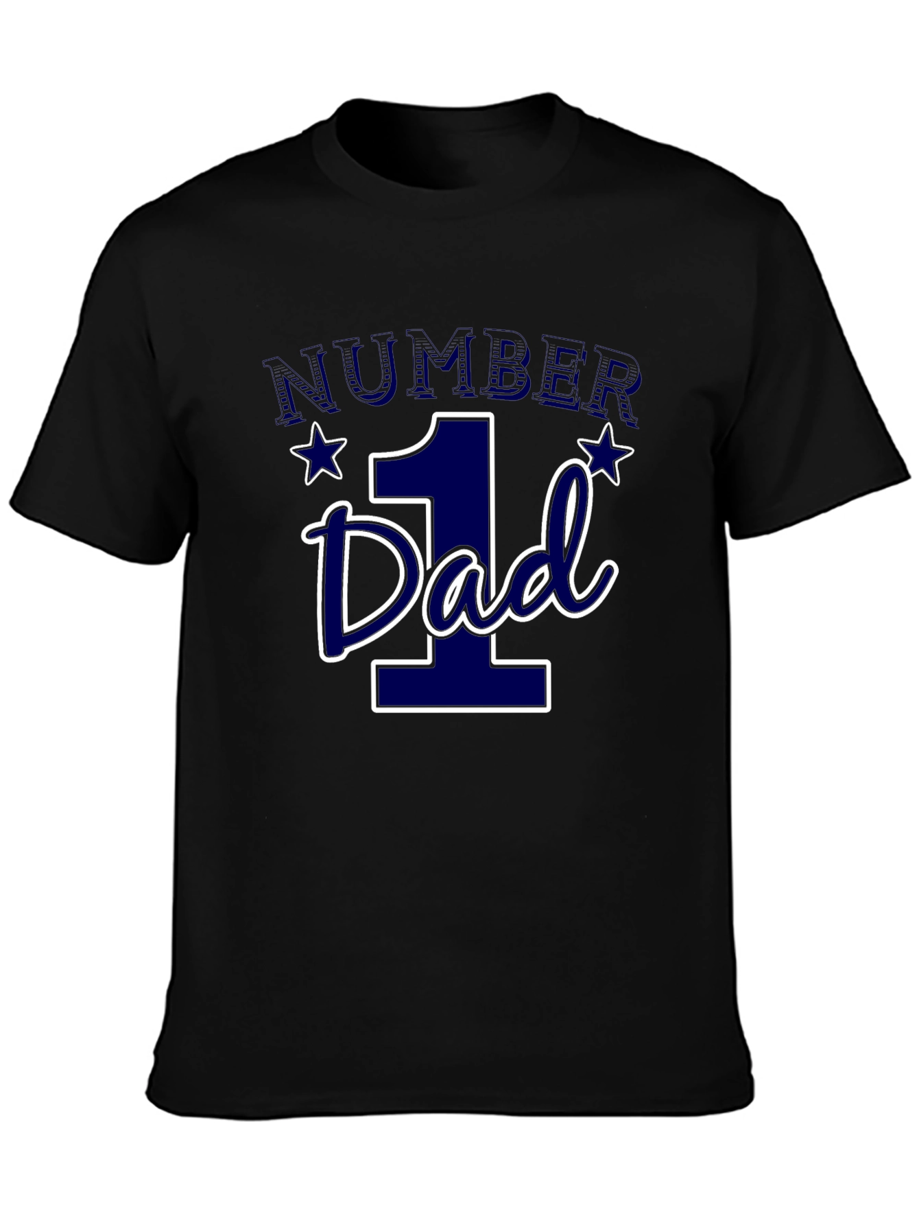 Number One Dad Graphic T-Shirt