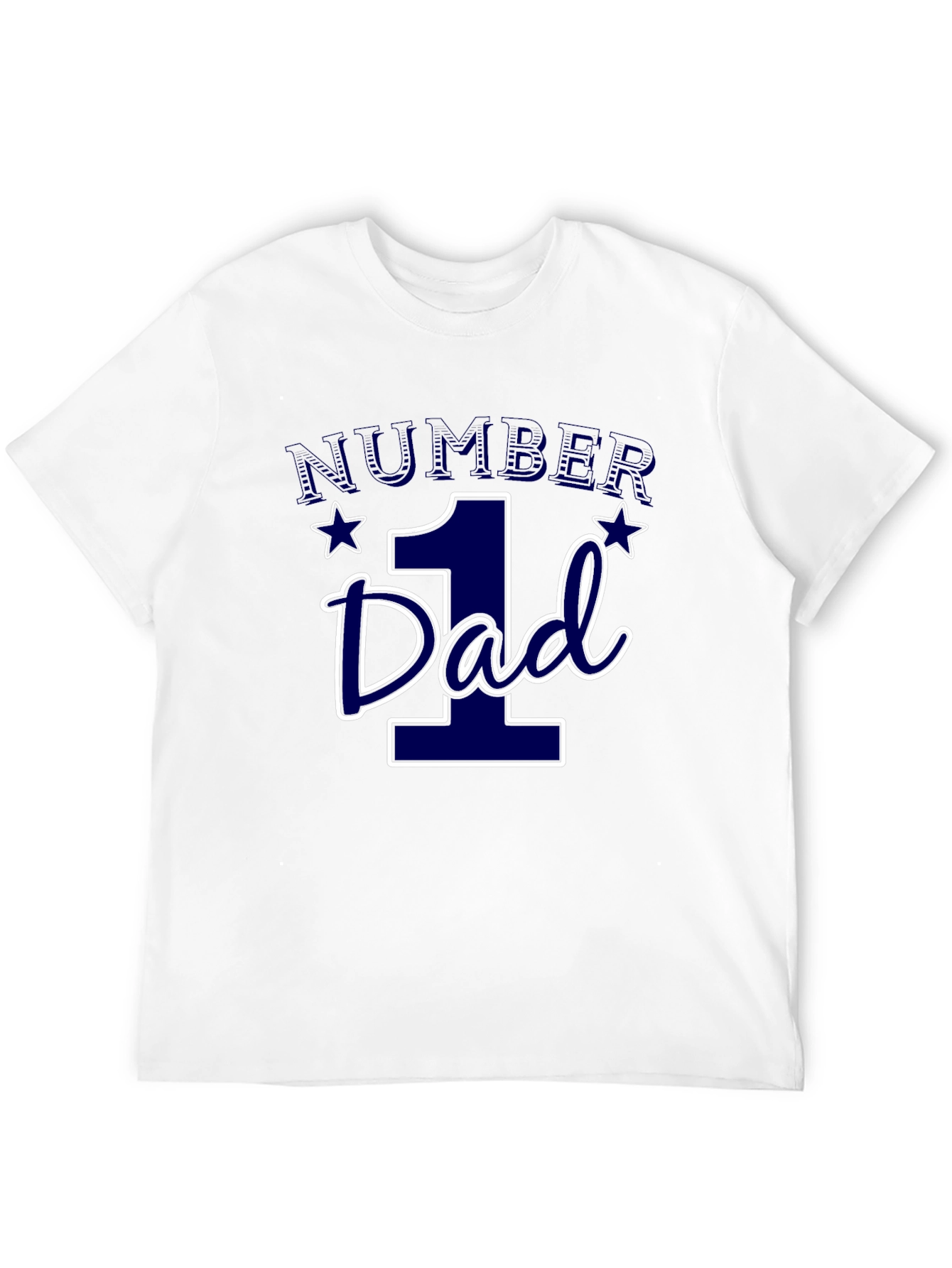 Number One Dad Graphic T-Shirt