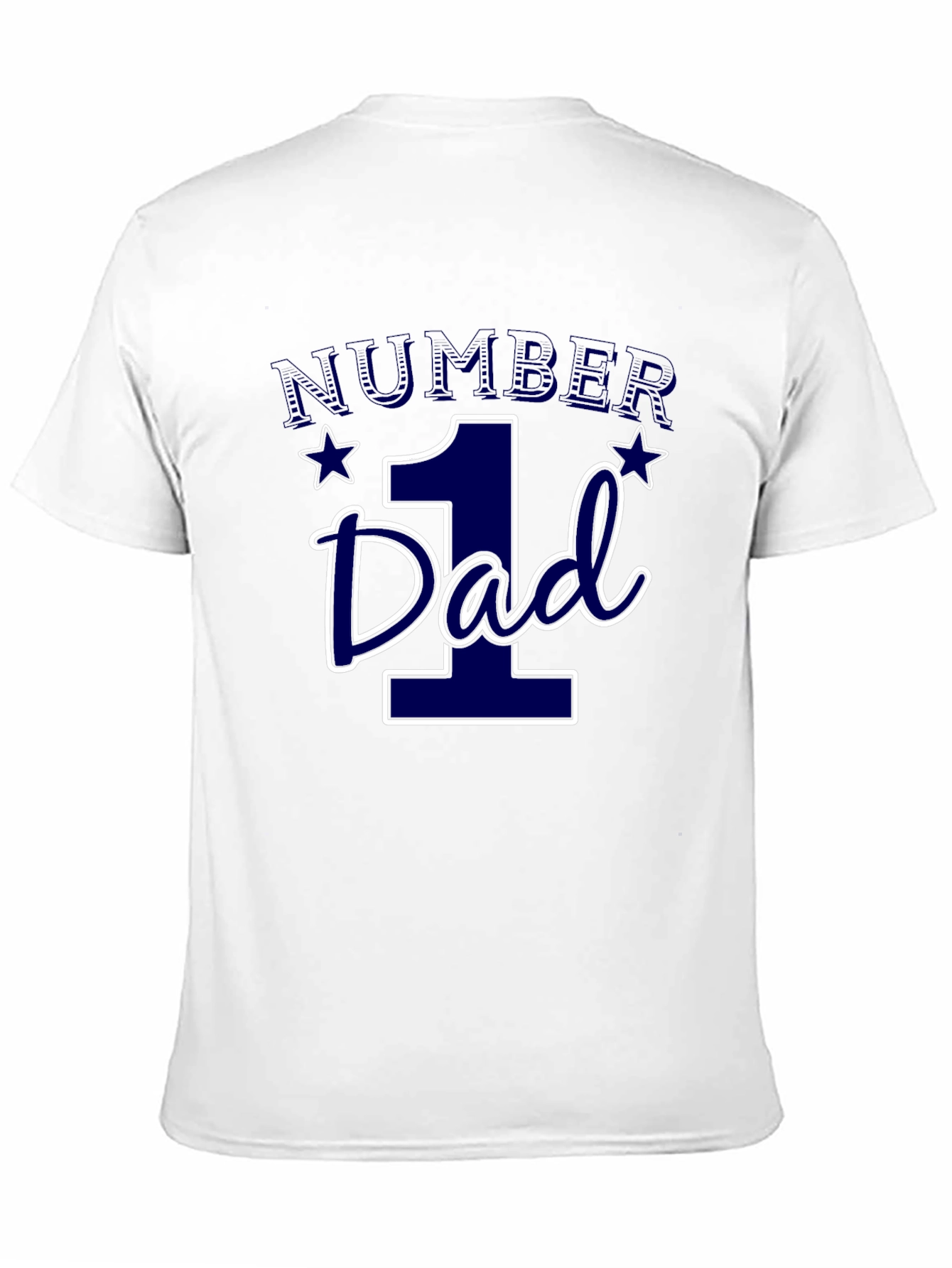 Number One Dad Graphic T-Shirt