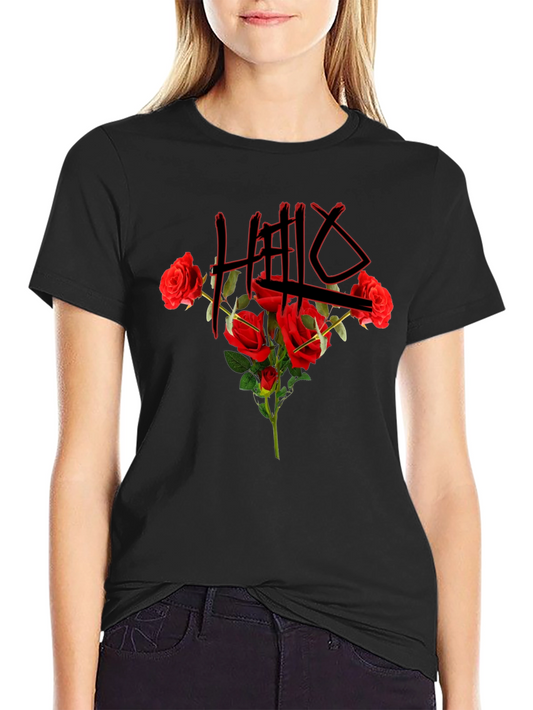 Floral Graphic Tee - HELLX