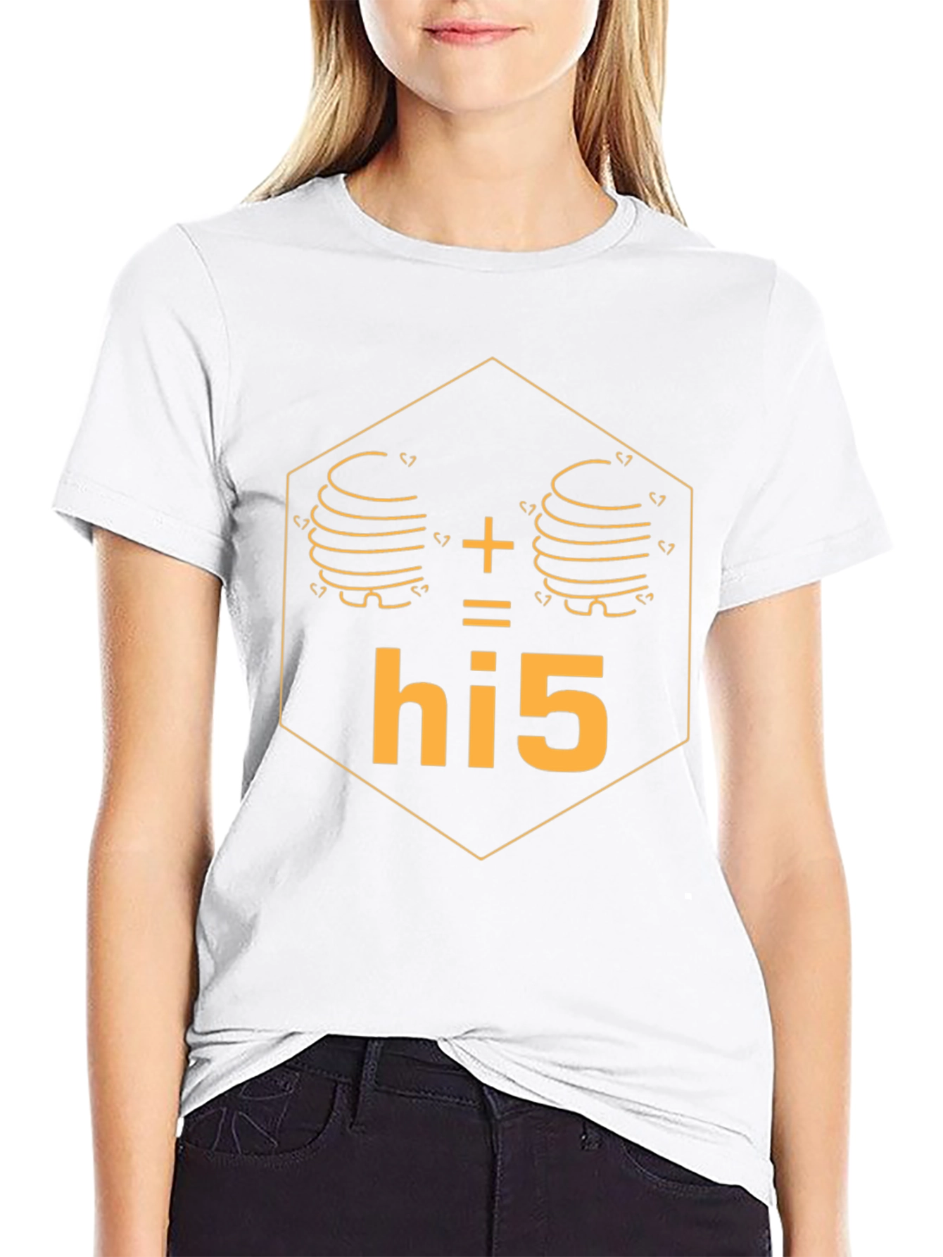Funny Hi5 T-Shirt - Stack Overflow Programmer Humor