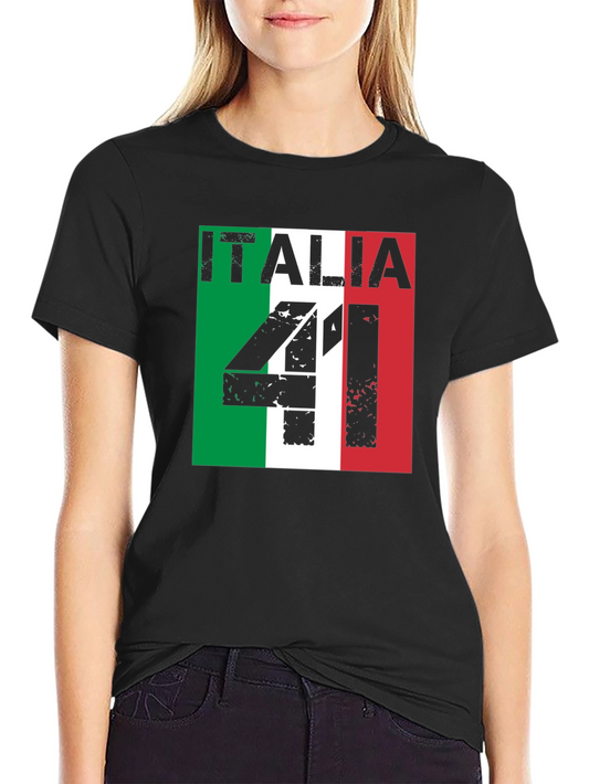Italia Number T-Shirt - Italian Pride Tee