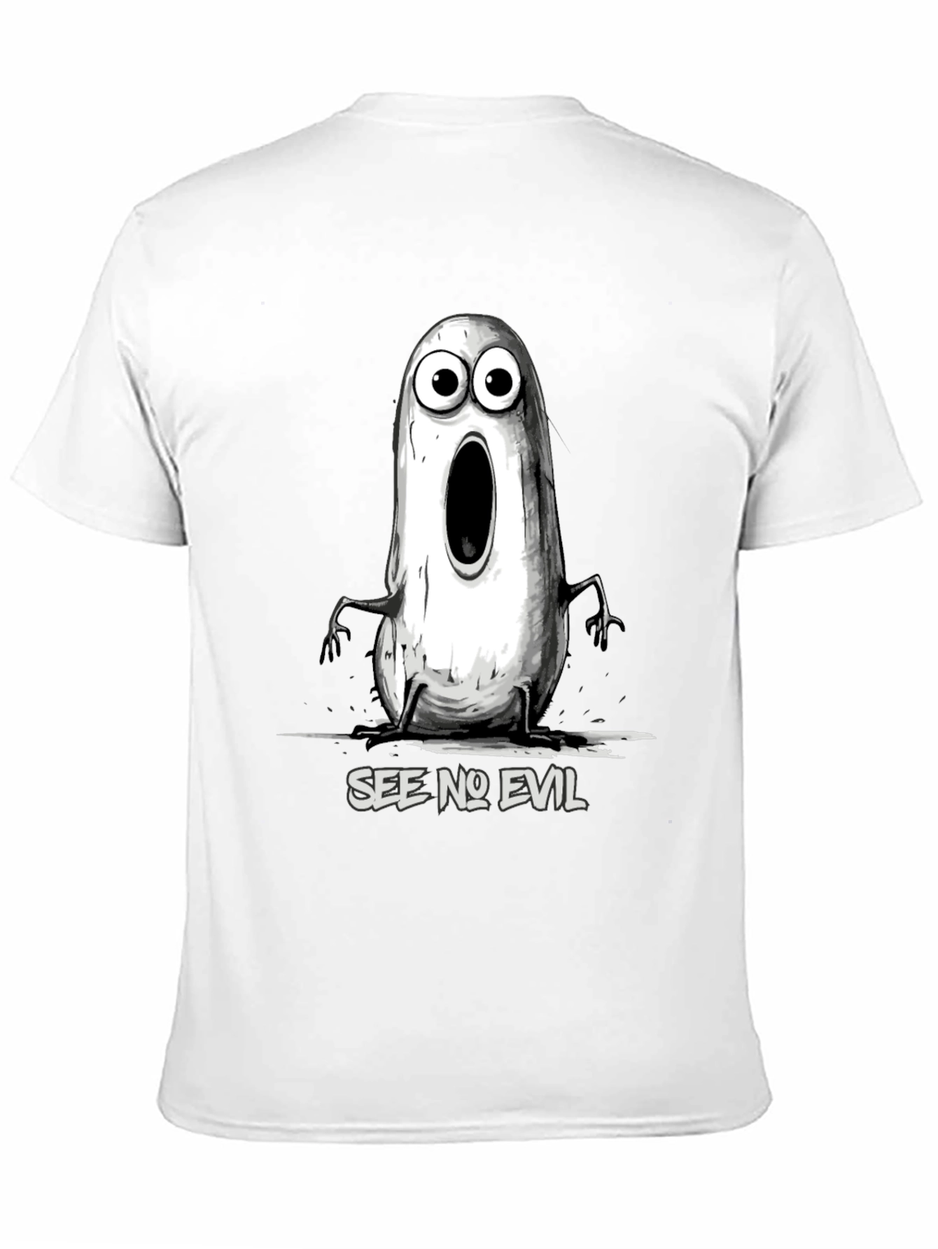 See No Evil Graphic T-Shirt - Mens Black Tee