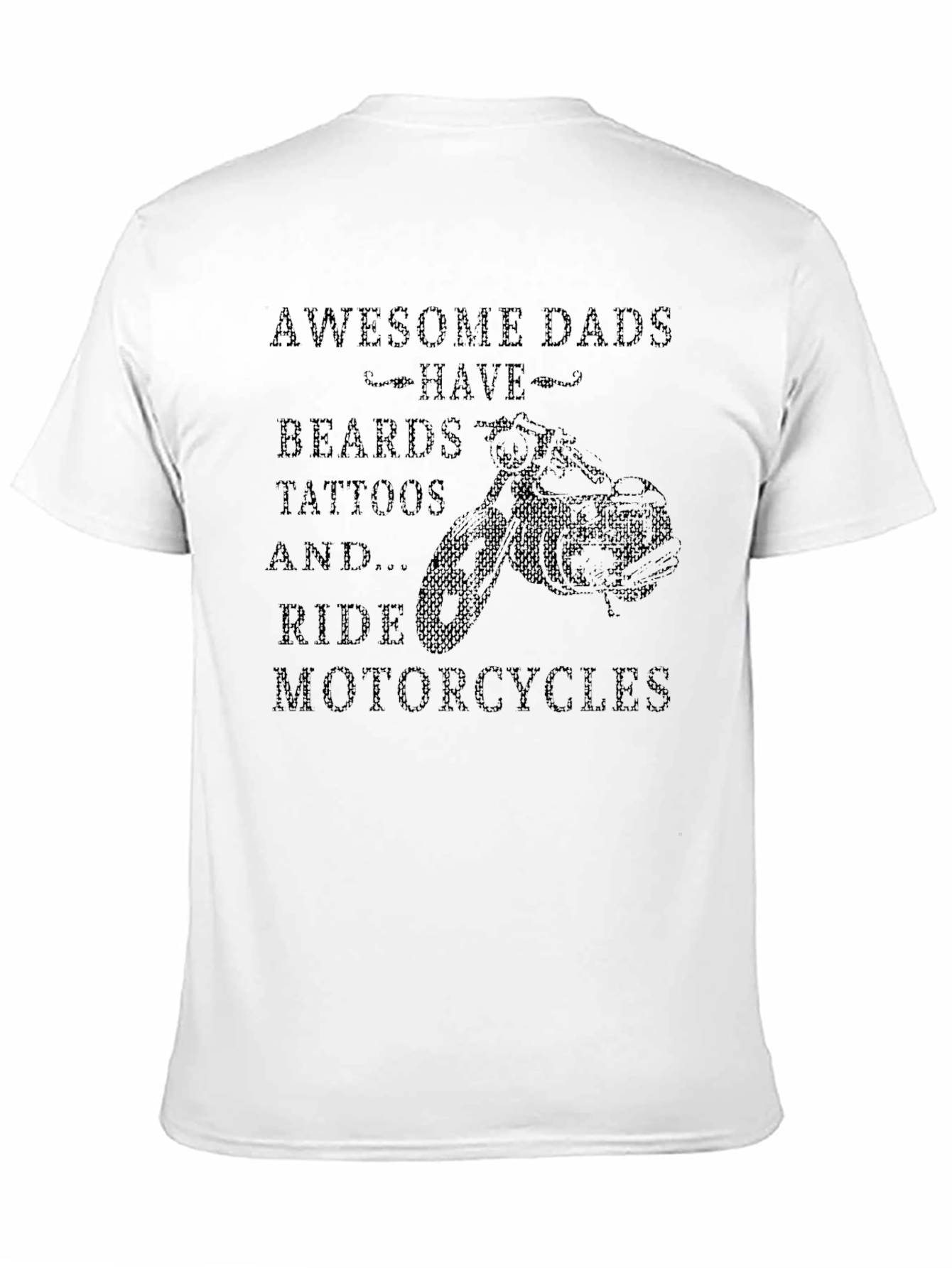 Awesome Dads Motorcycle T-Shirt