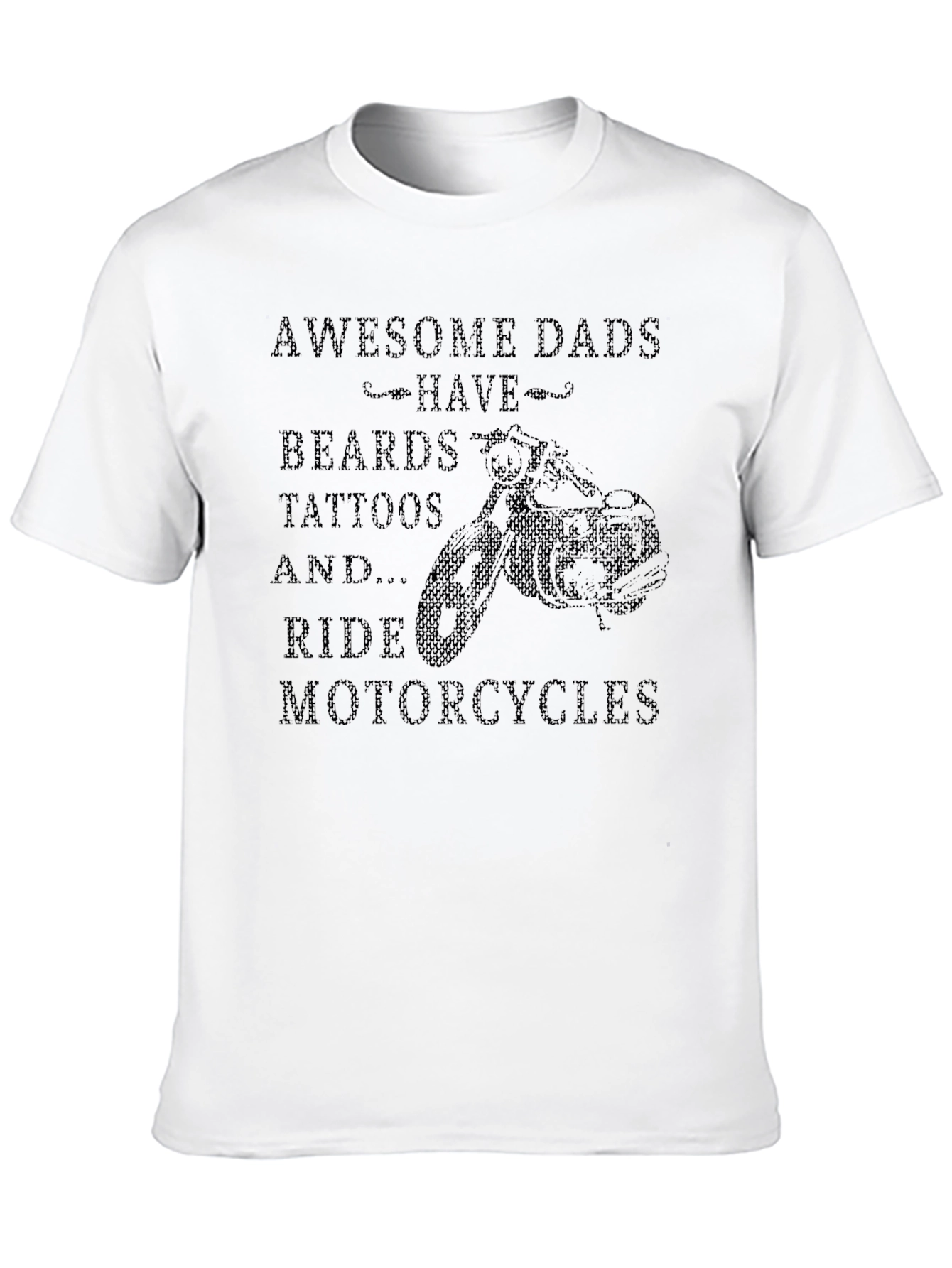 Awesome Dads Motorcycle T-Shirt