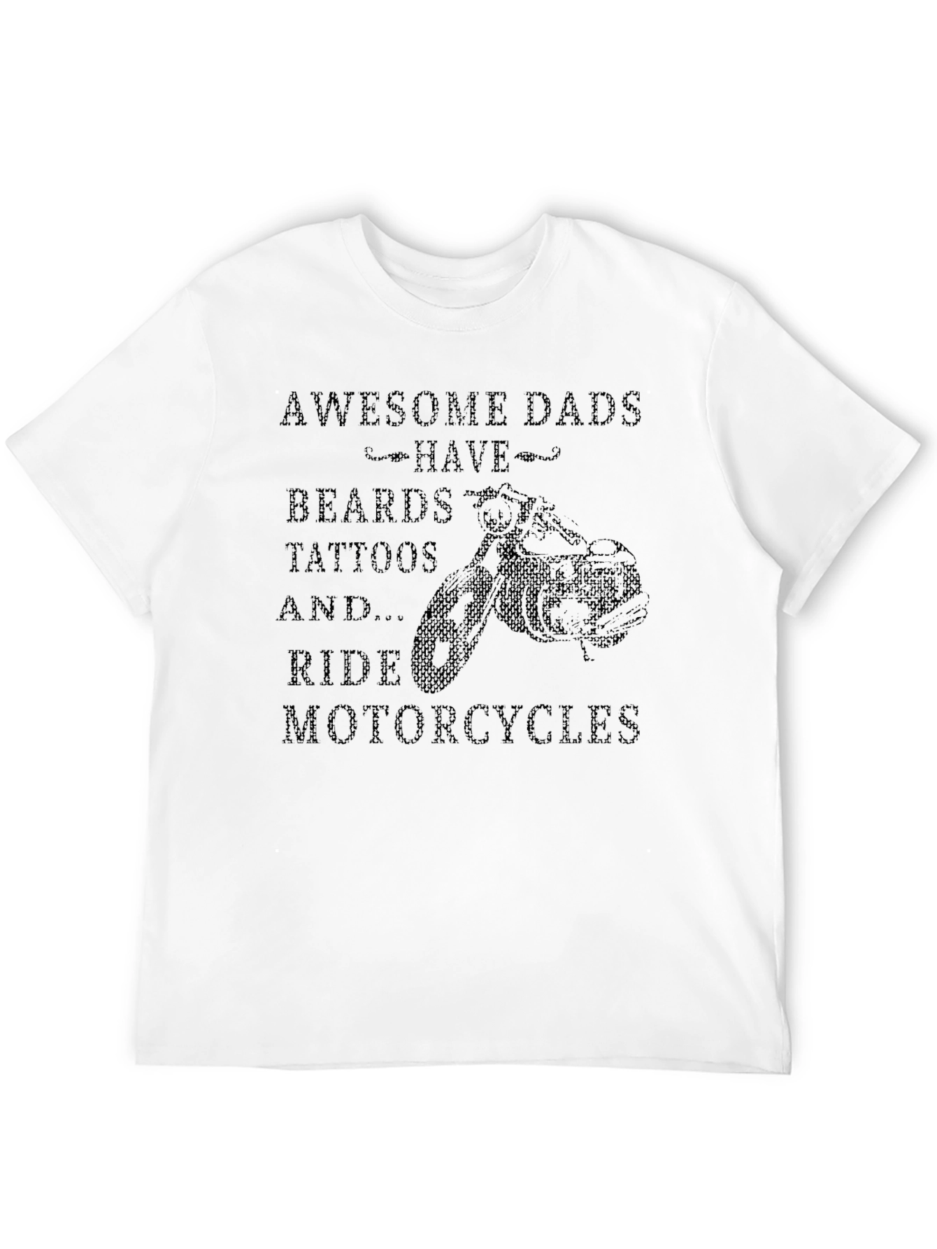 Awesome Dads Motorcycle T-Shirt