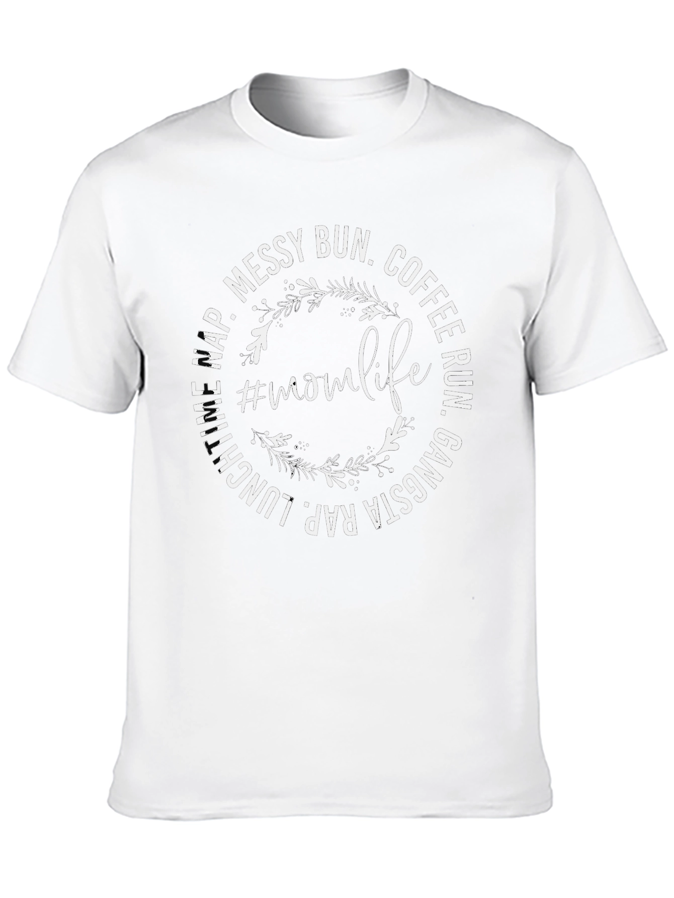 Mom Life Graphic Tee - Black