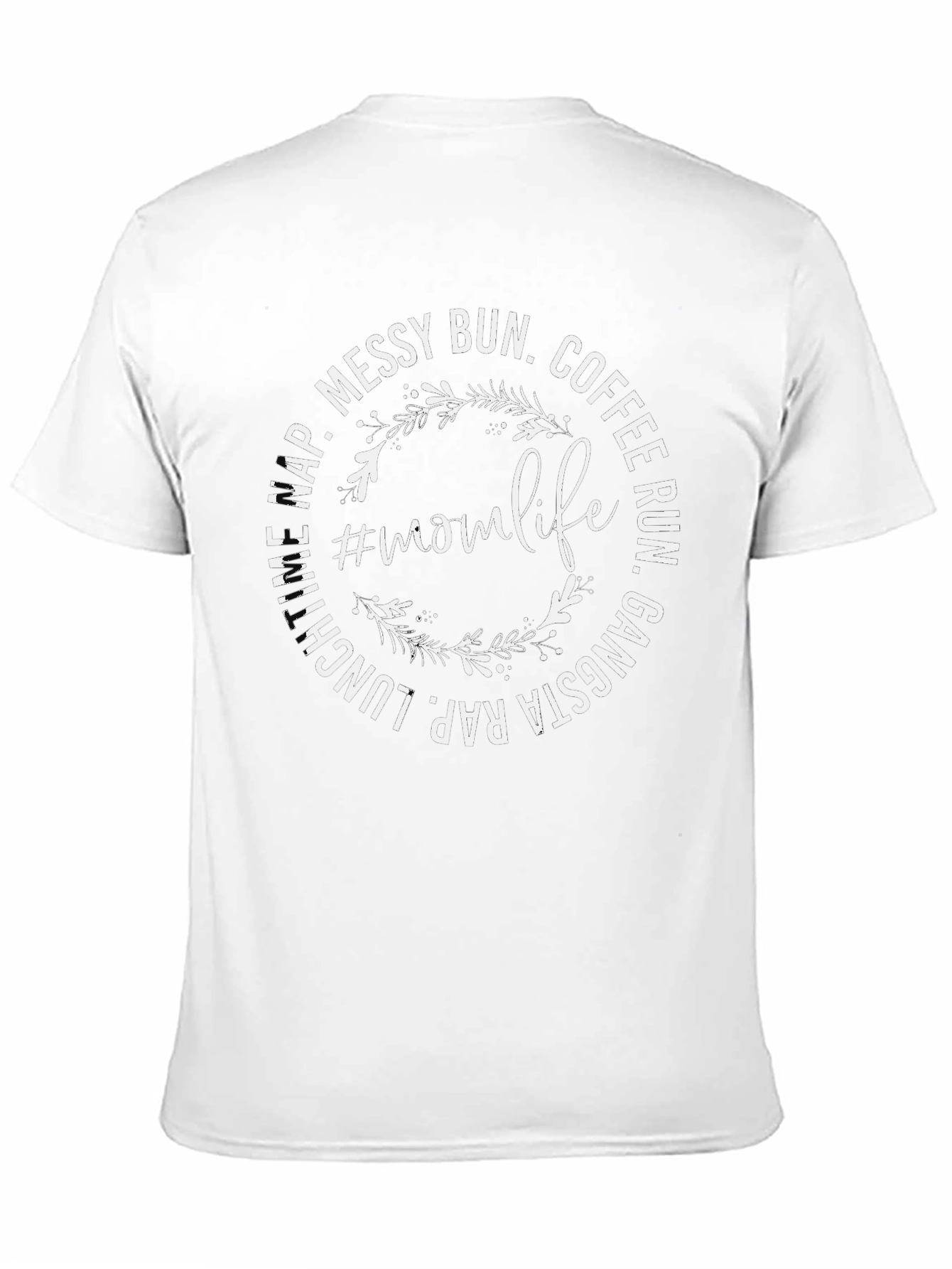 Mom Life Graphic Tee - Black