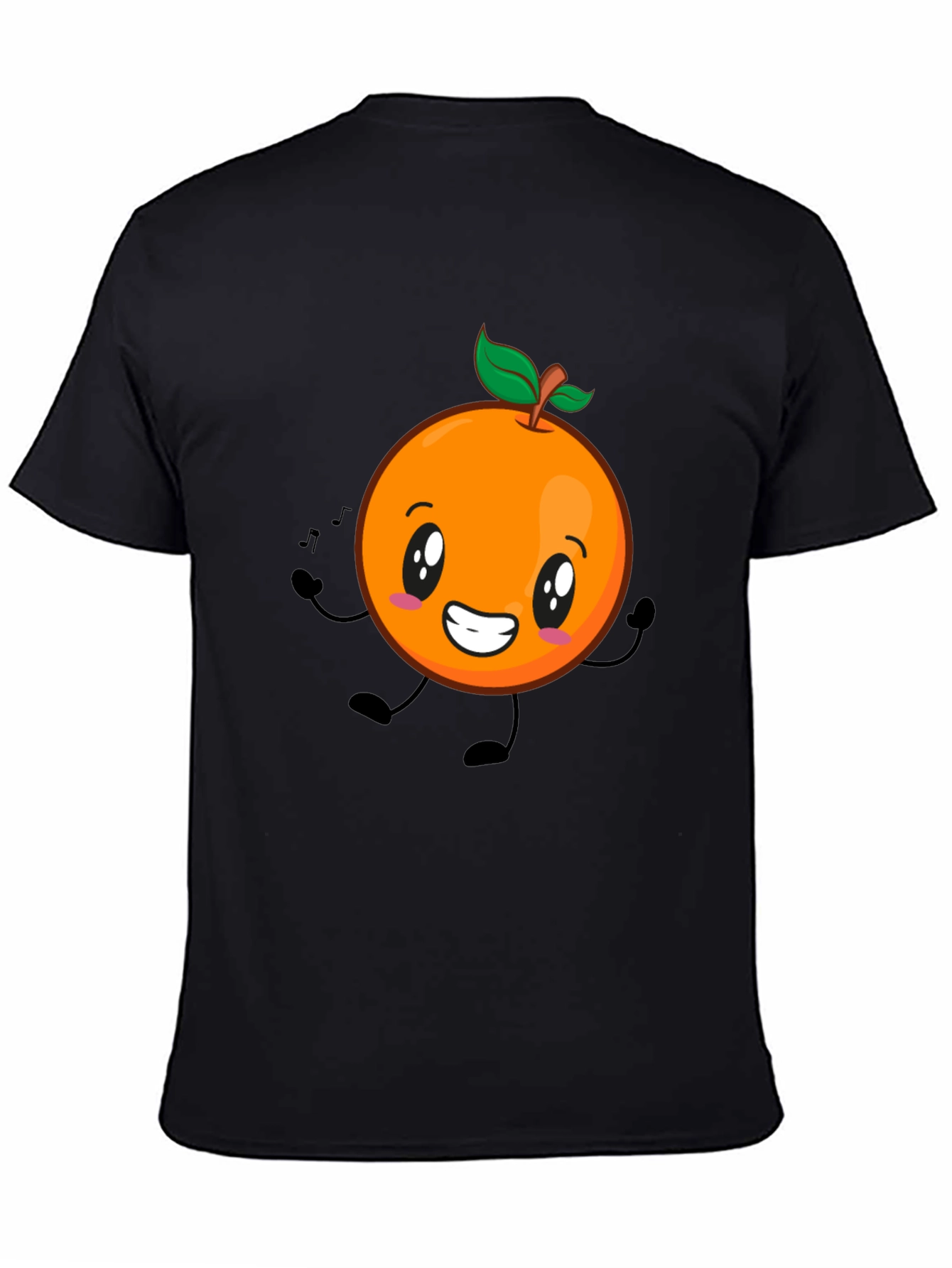 Fun Orange Graphic T-Shirt - Casual Everyday Wear