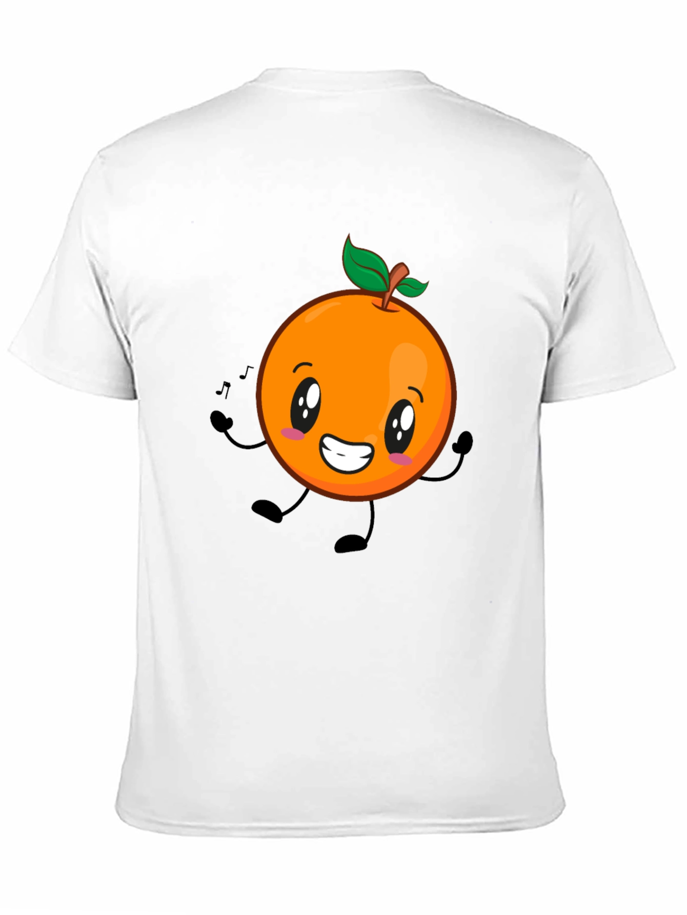 Fun Orange Graphic T-Shirt - Casual Everyday Wear