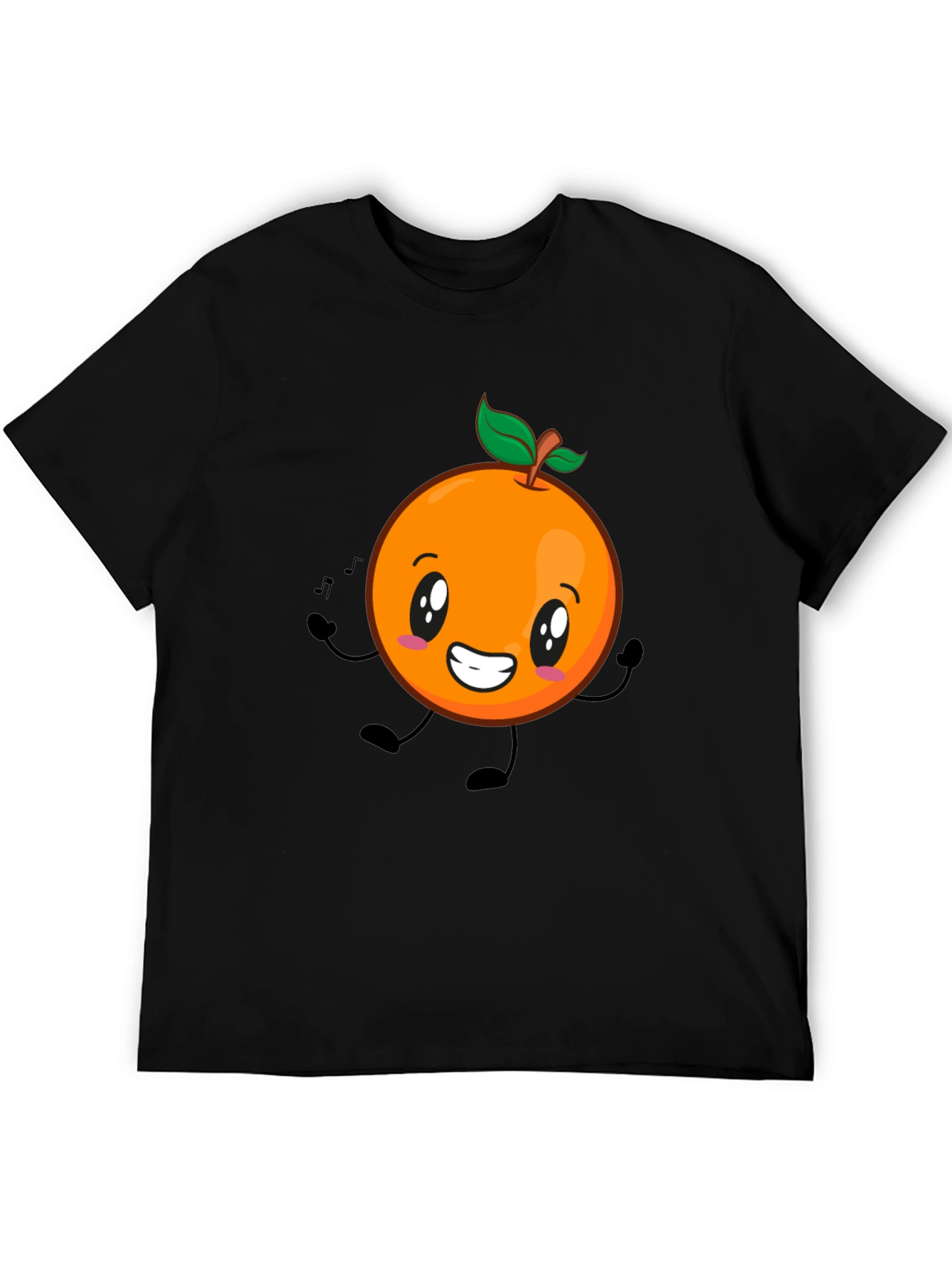 Fun Orange Graphic T-Shirt - Casual Everyday Wear