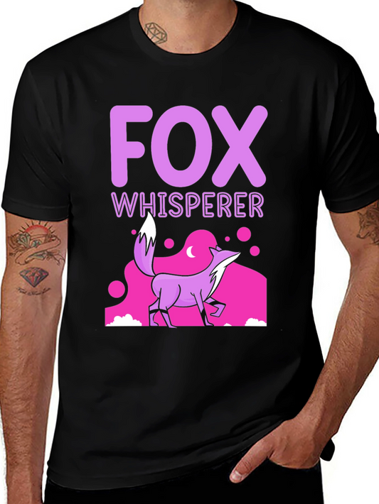 Fox Whisperer Graphic Tee - Unique Animal Lover Design