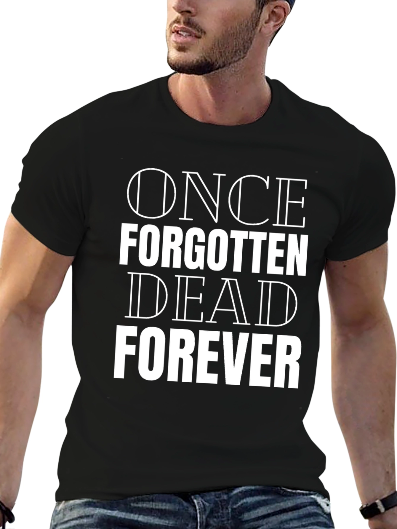 Once Forgotten Dead Forever Black Tee