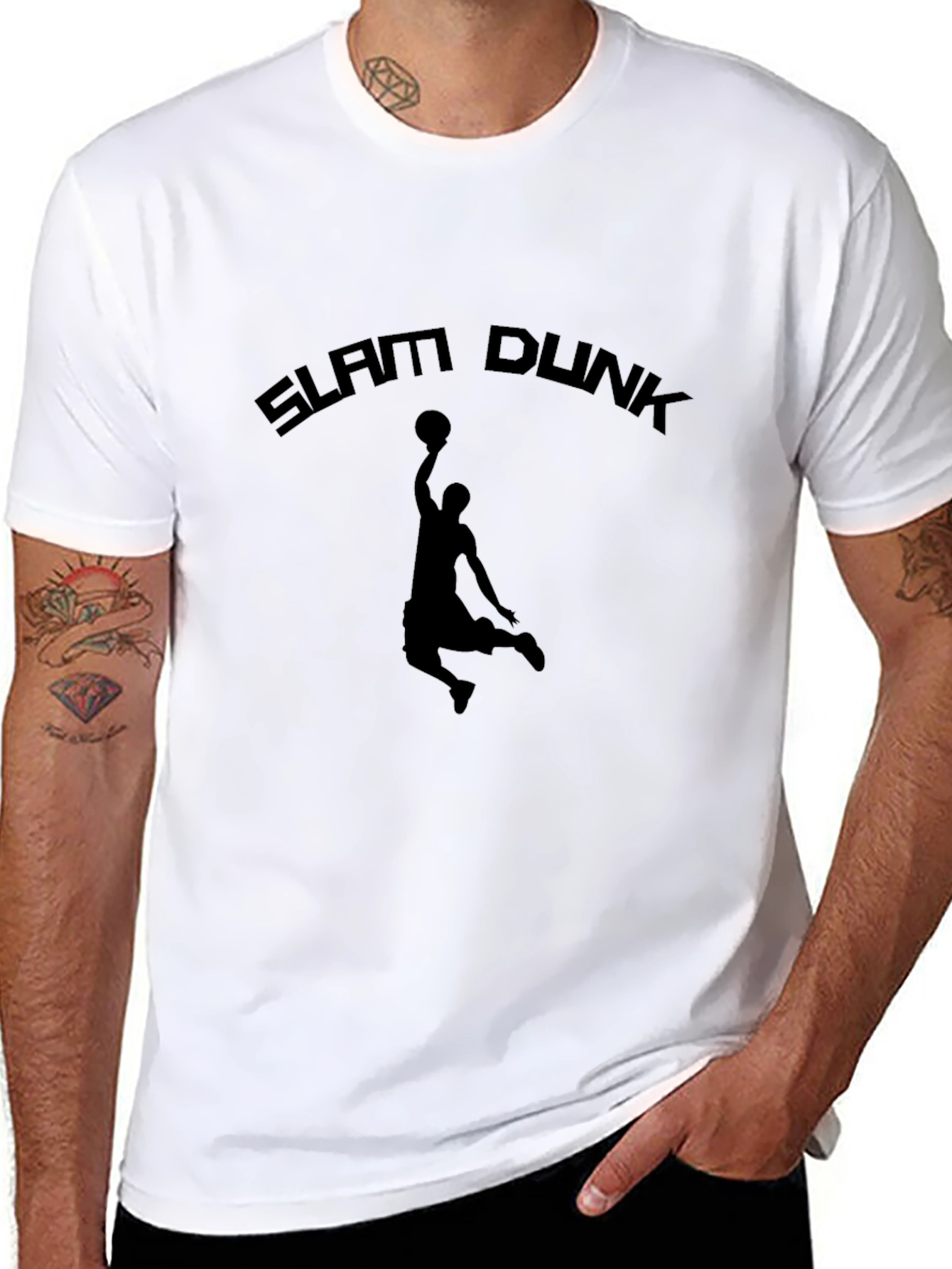 Slam Dunk Black Graphic T-Shirt