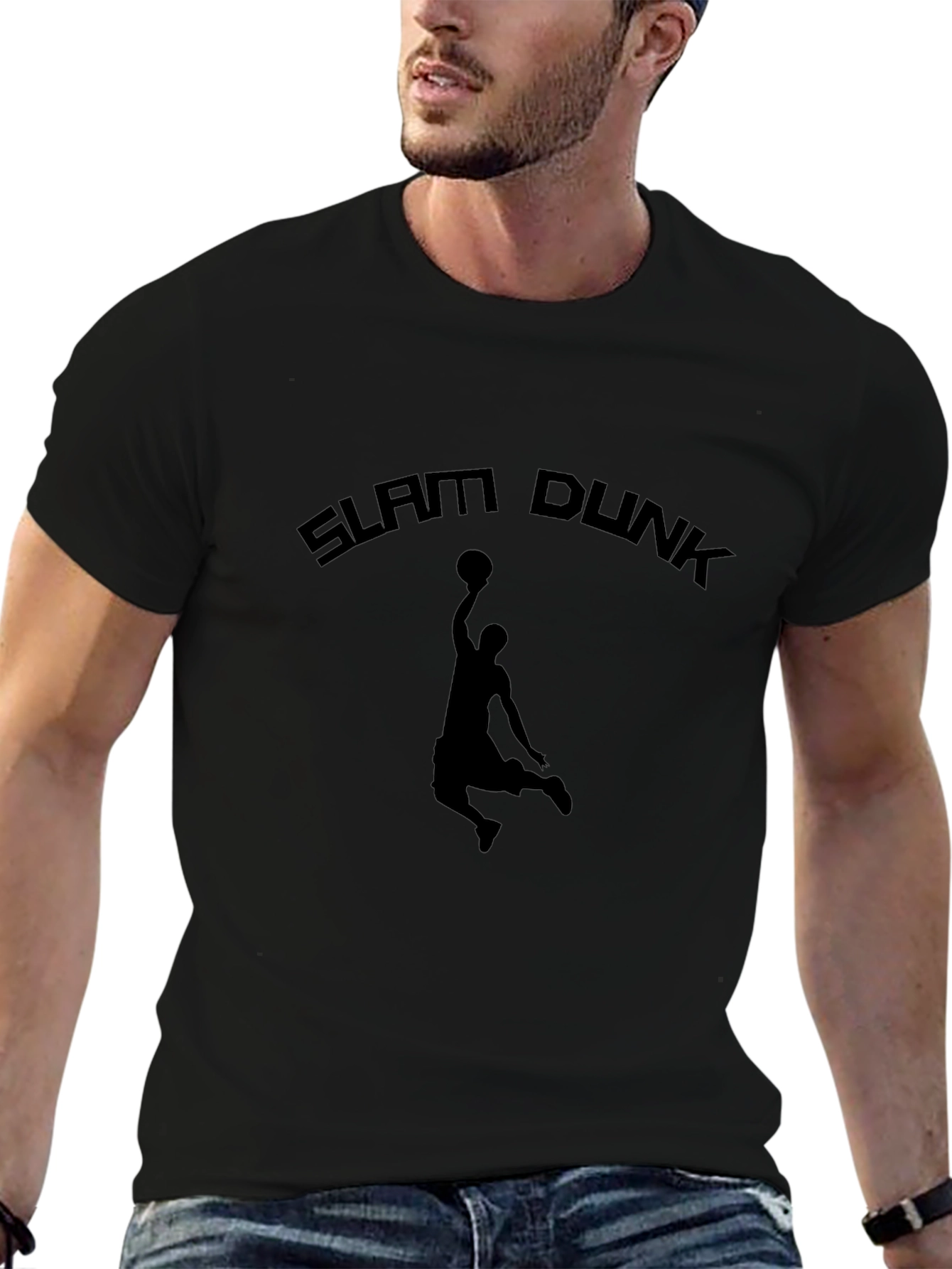 Slam Dunk Black Graphic T-Shirt