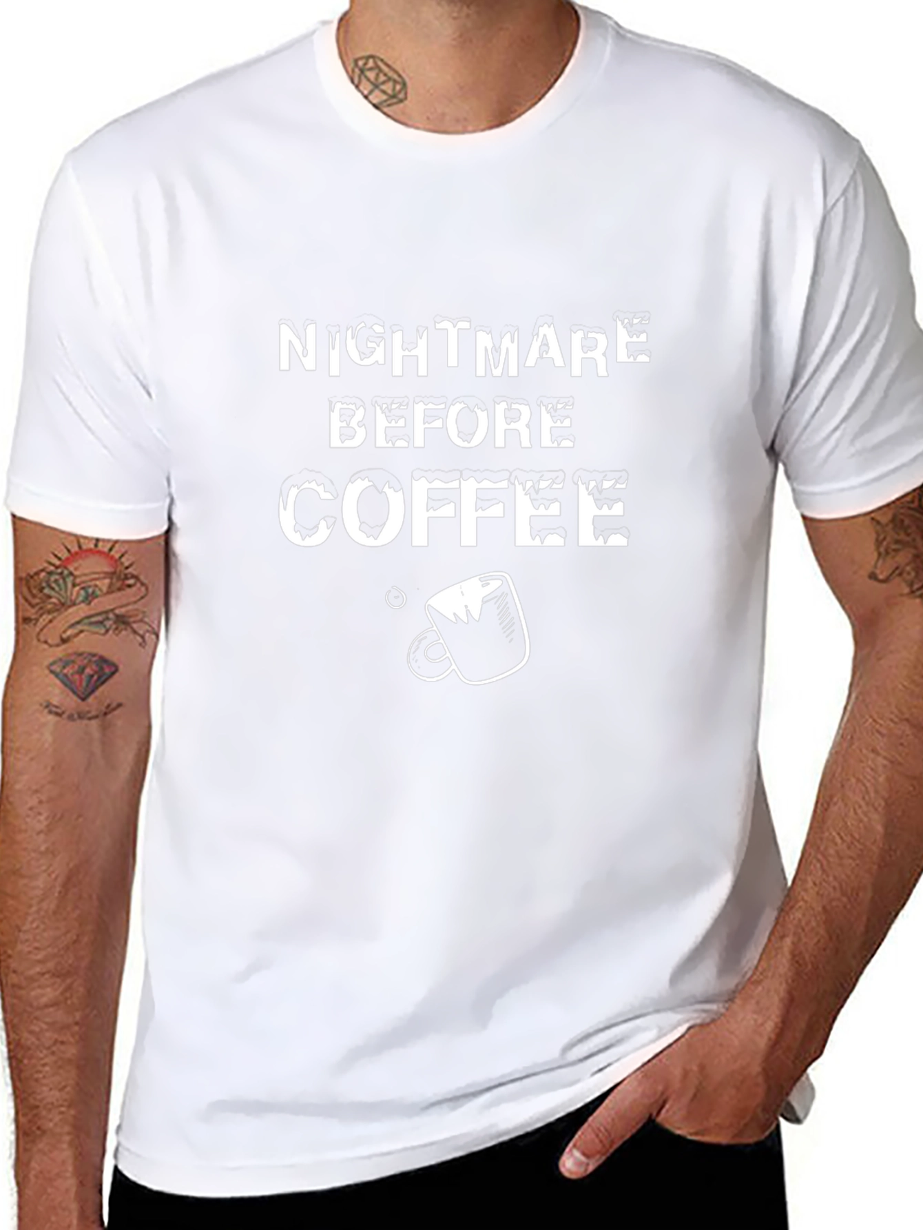 Nightmare Before Coffee Graphic T-Shirt