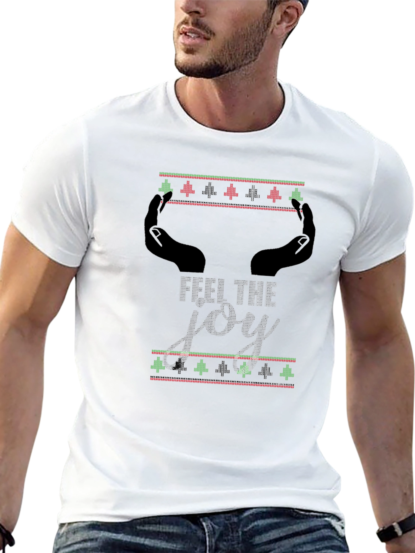 Festive Feel the Joy Christmas T-Shirt