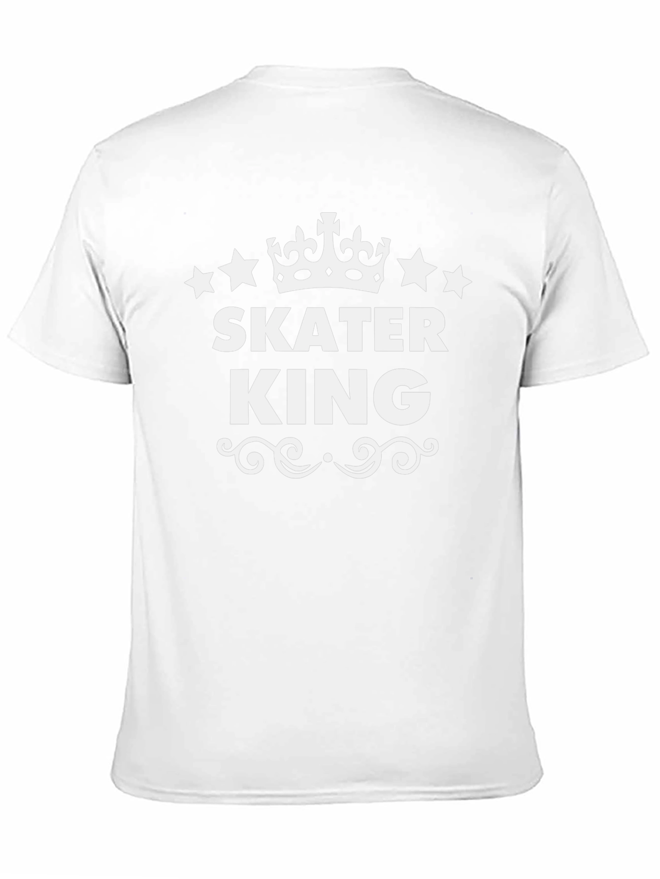 Skater King Black Graphic Tee