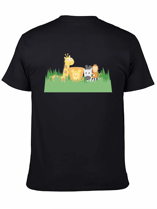 Cute Cartoon Safari Animal T-Shirt