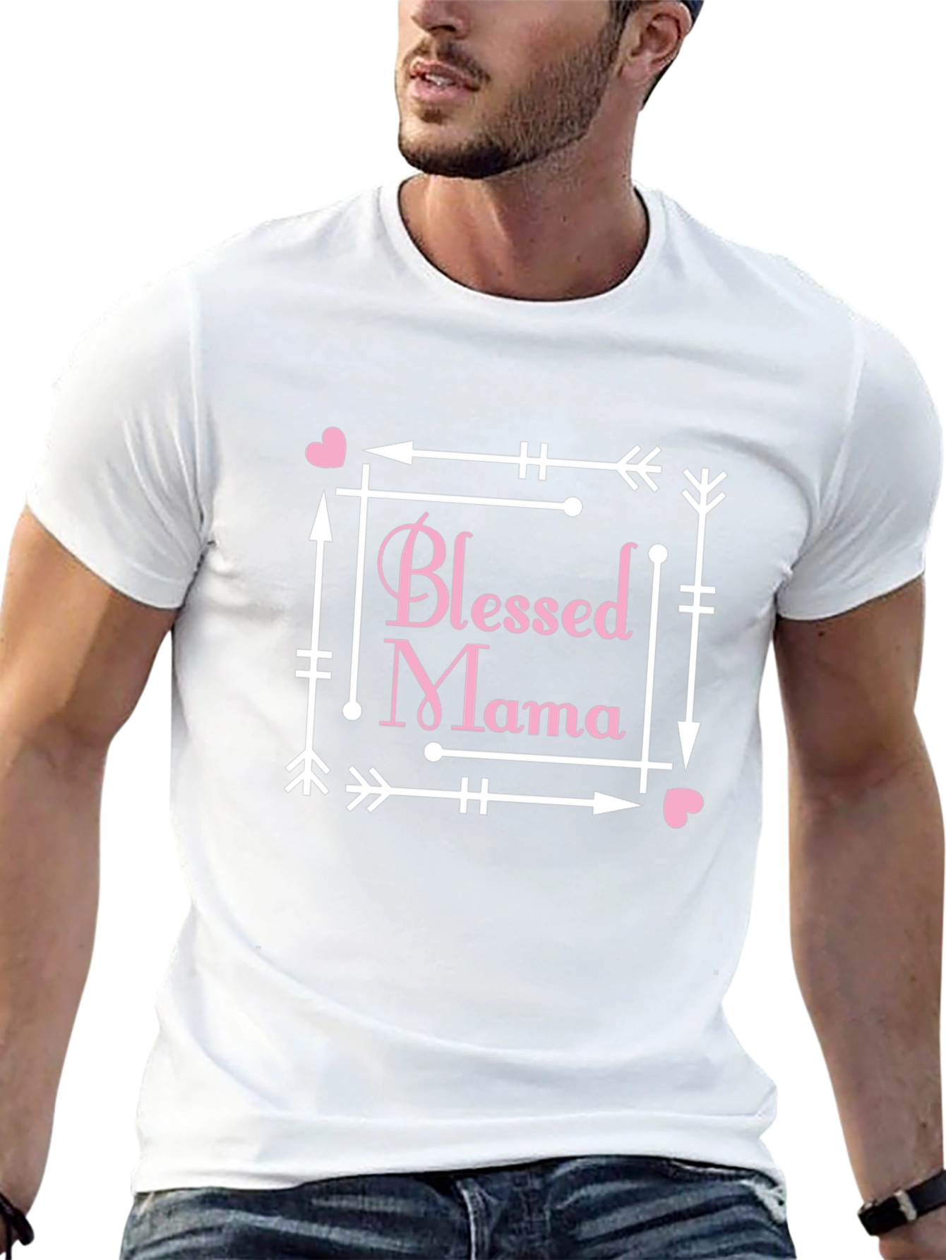 Blessed Mama Graphic Tee - Cute Mothers Day Shirt