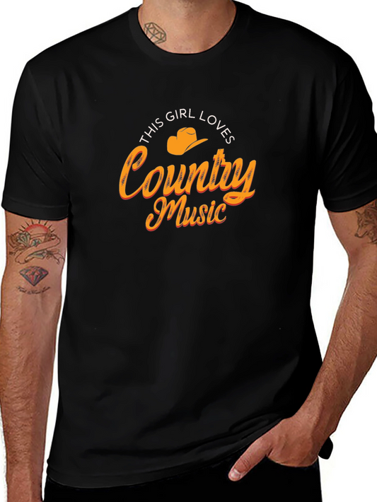 Country Music Girls Black T-Shirt