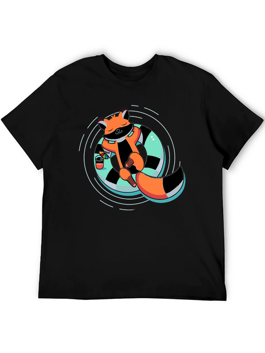 Cool Fox Lounging Graphic Tee