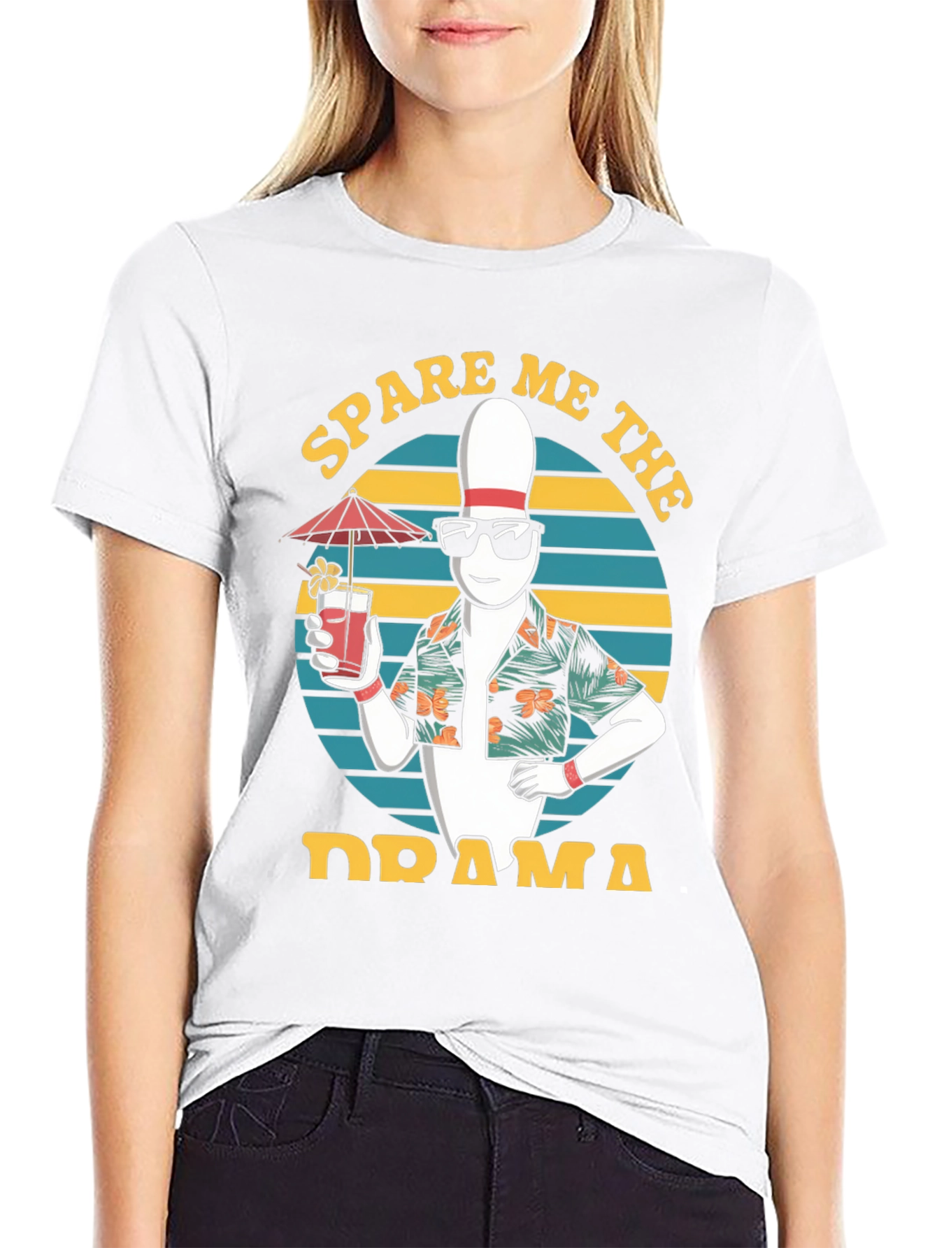 Spare Me The Drama Bowling T-Shirt