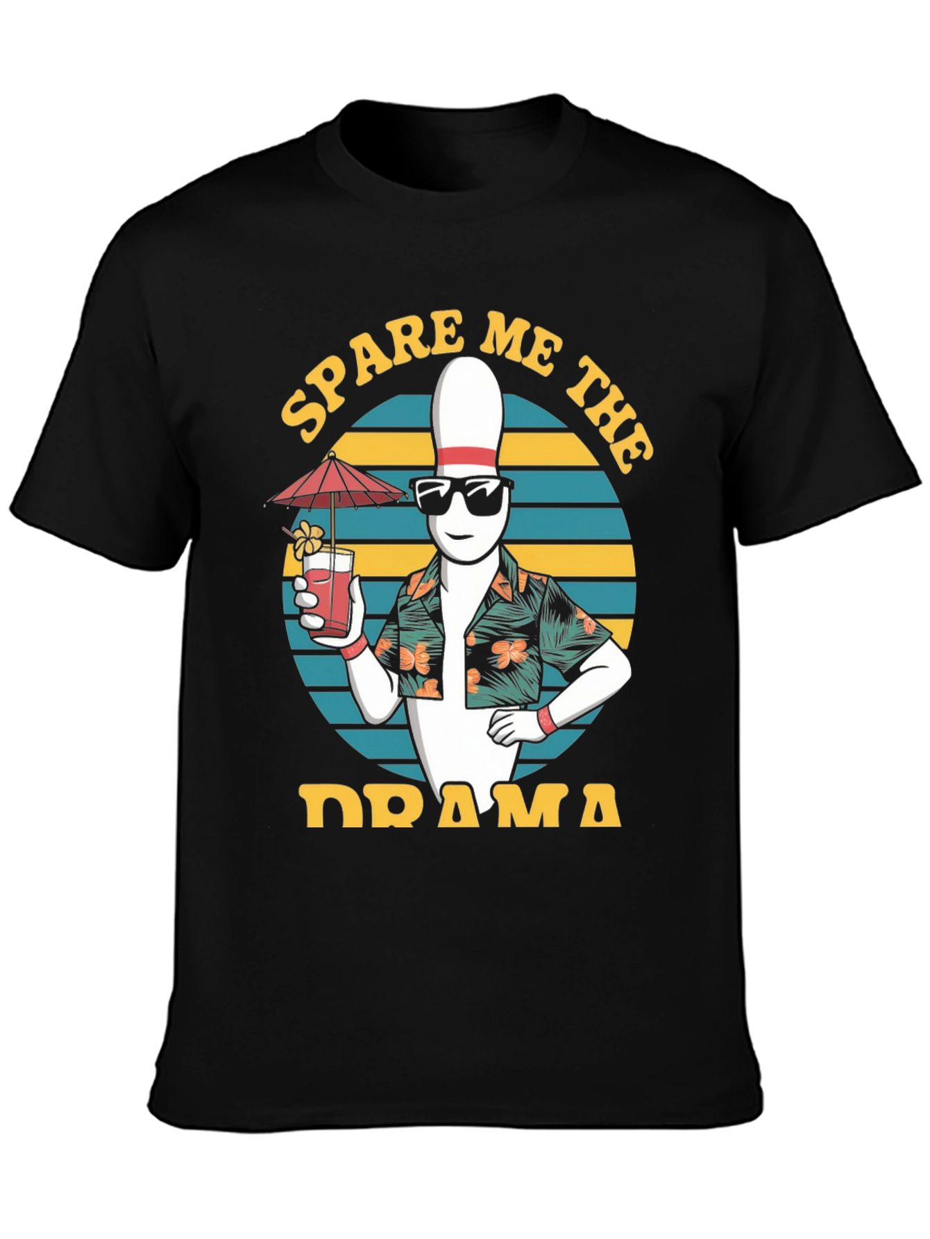Spare Me The Drama Bowling T-Shirt