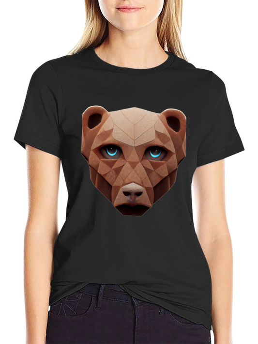 Geometric Bear Graphic Tee