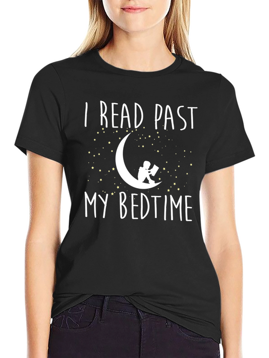 I Read Past My Bedtime T-Shirt Book Lover Tee