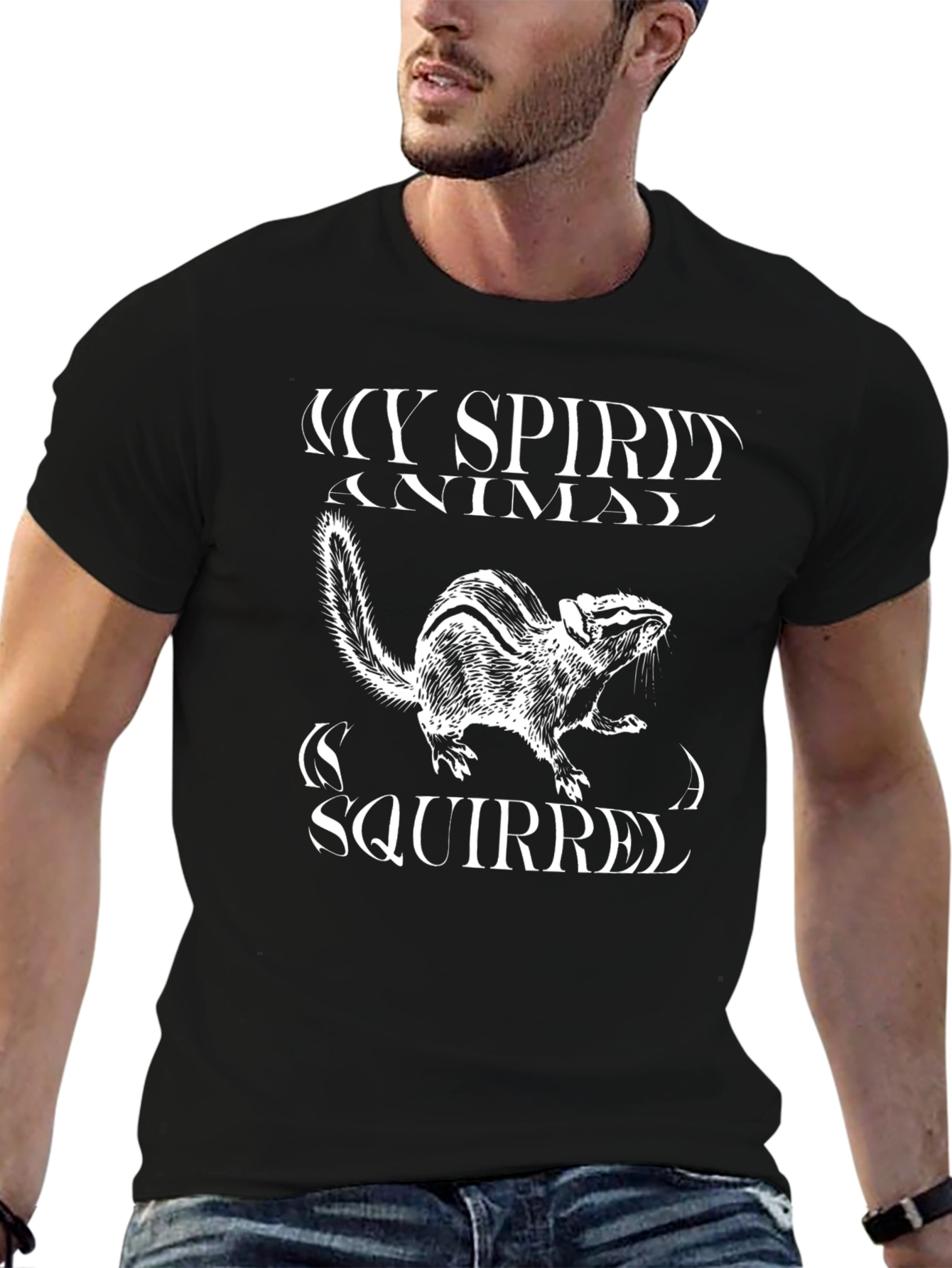 My Spirit Animal Squirrel Graphic T-Shirt