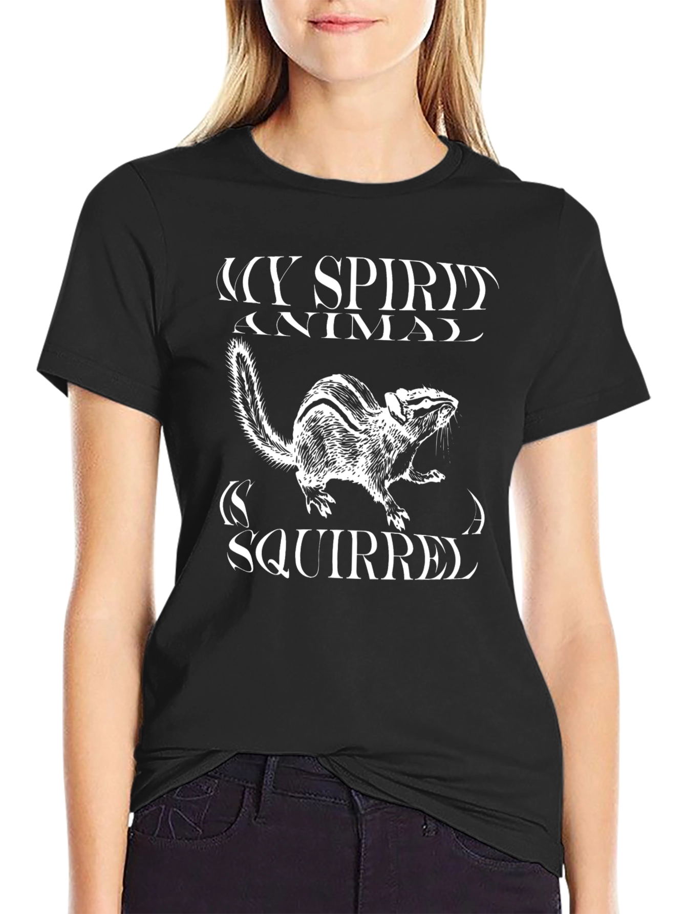My Spirit Animal Squirrel Graphic T-Shirt