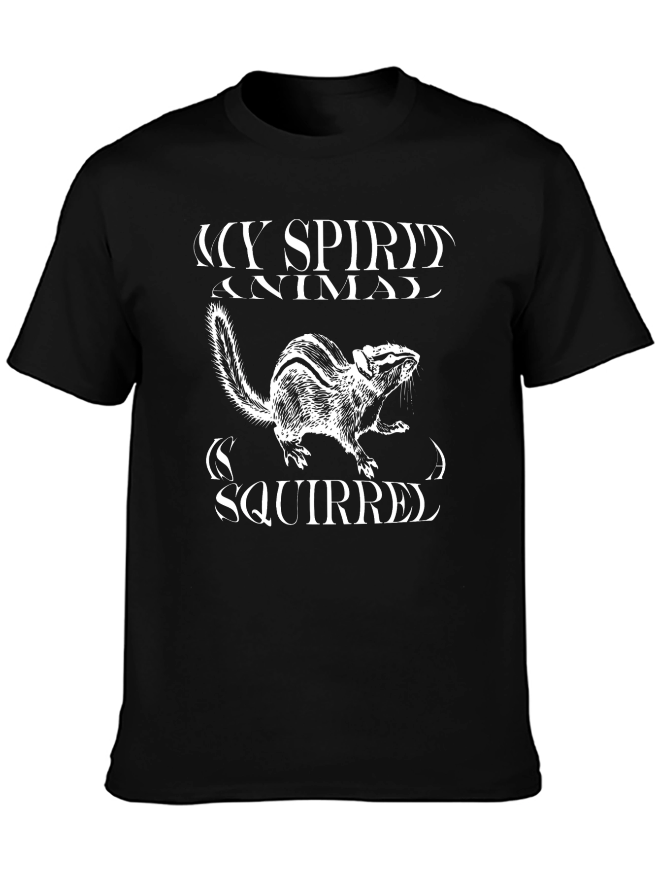 My Spirit Animal Squirrel Graphic T-Shirt