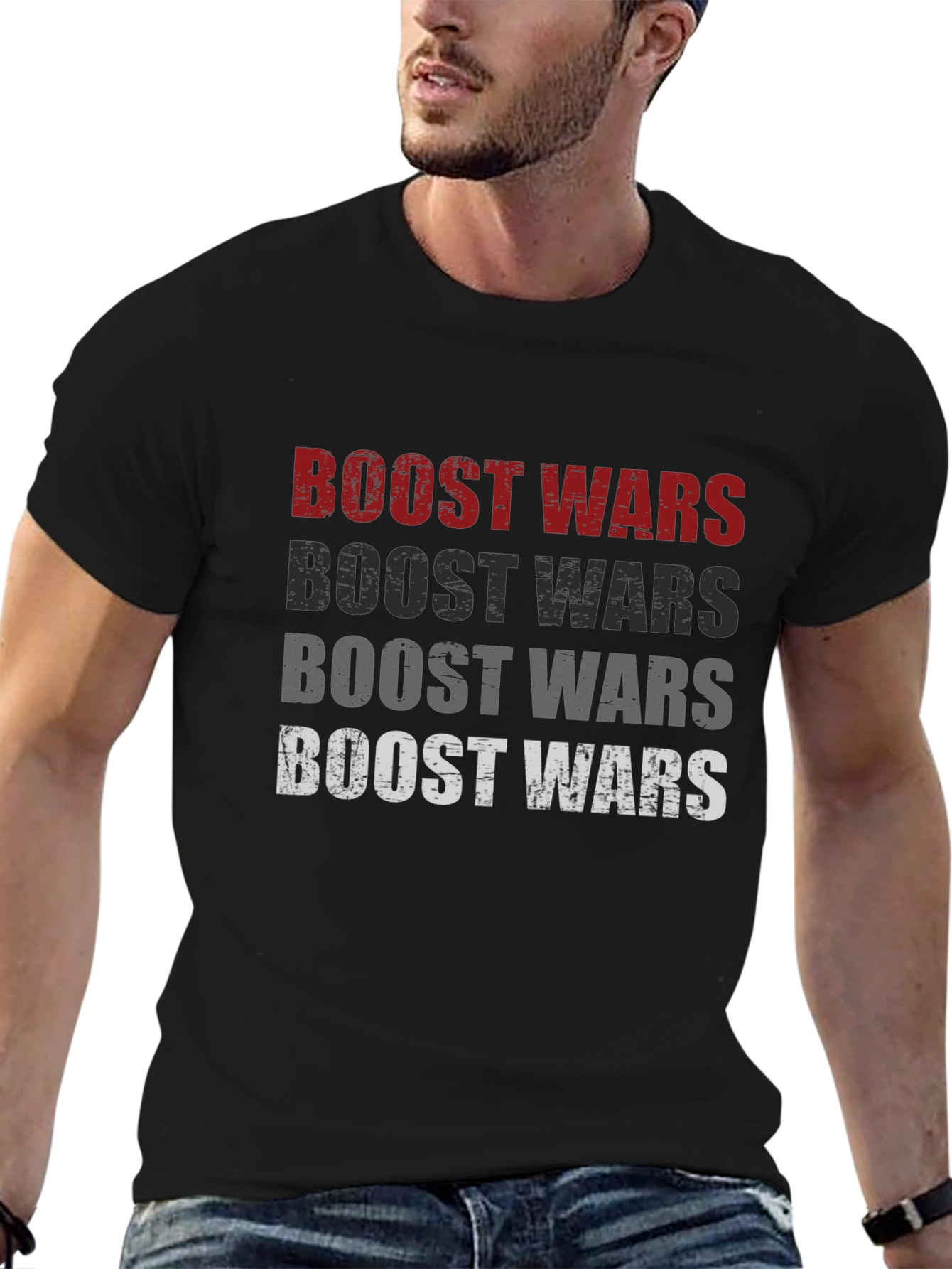 Boost Wars Graphic Tee - Black T-Shirt