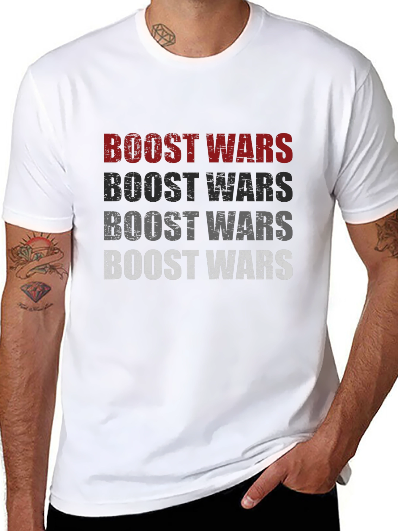 Boost Wars Graphic Tee - Black T-Shirt
