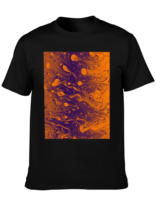 Abstract Print Graphic Tee - Modern Art T-Shirt